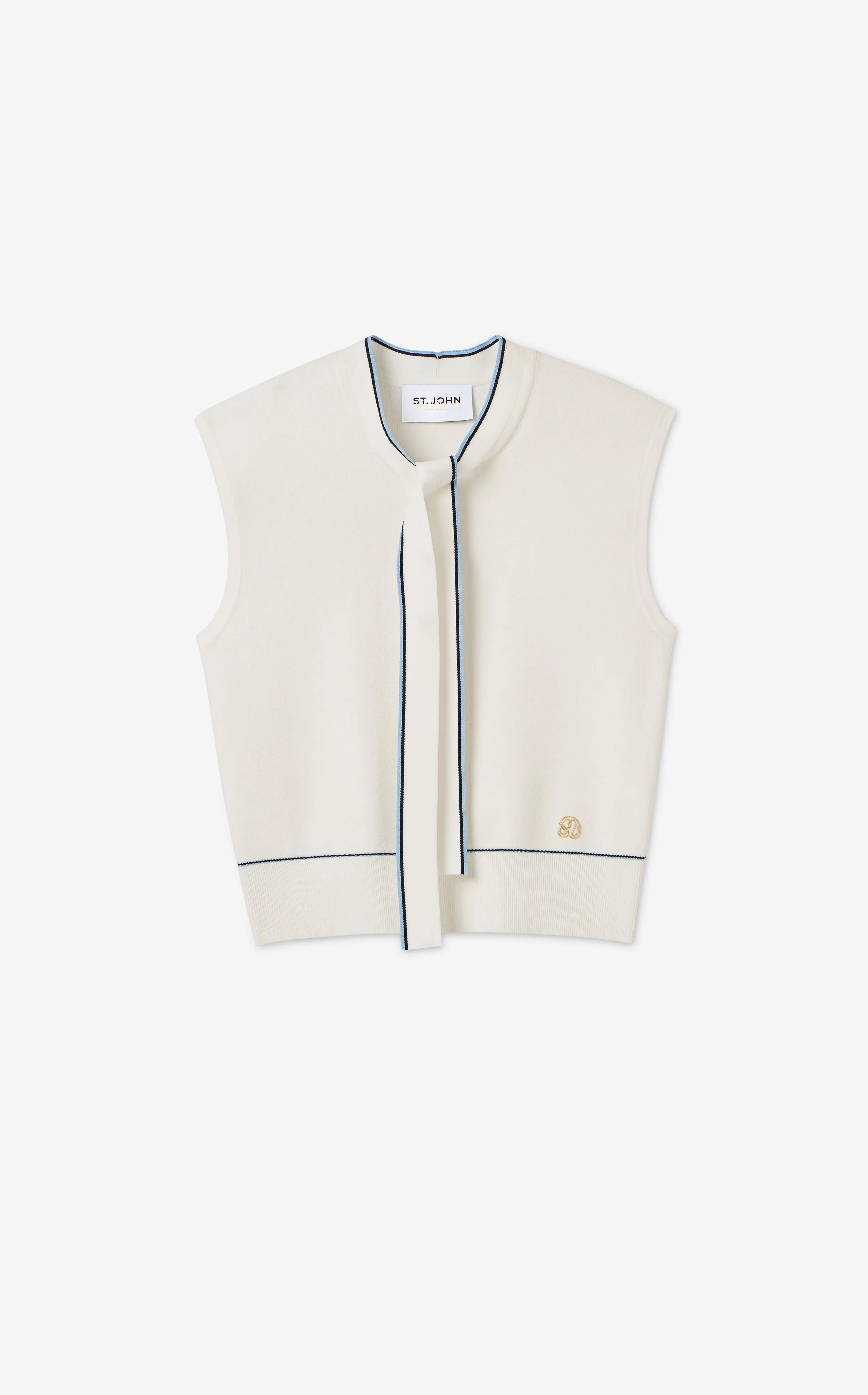 Cali Top in St. John x Malbon Stretch Knit sold by St. John product image thumbnail 2