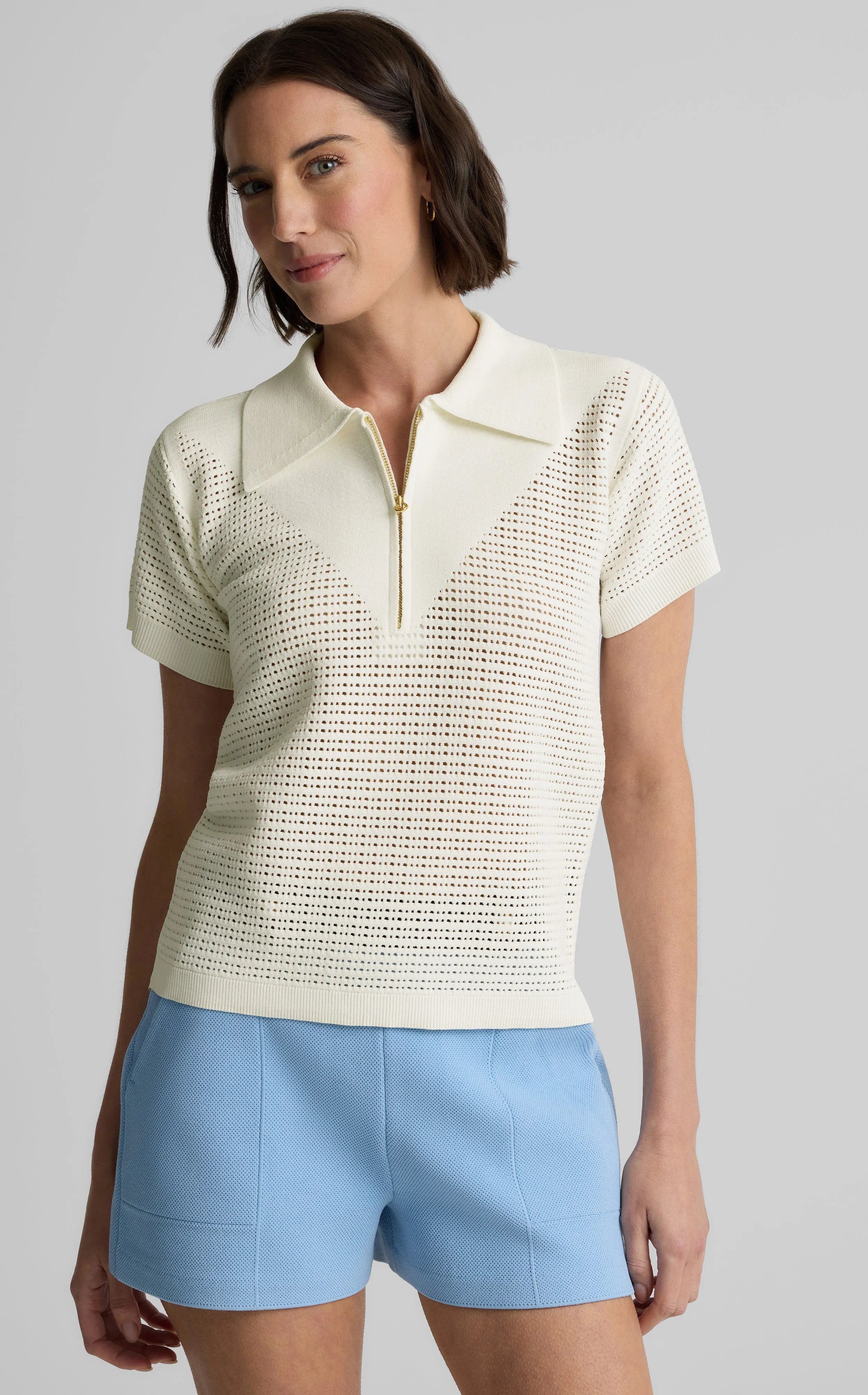 Sydney Top in St. John x Malbon Open Knit sold by St. John product image thumbnail 3