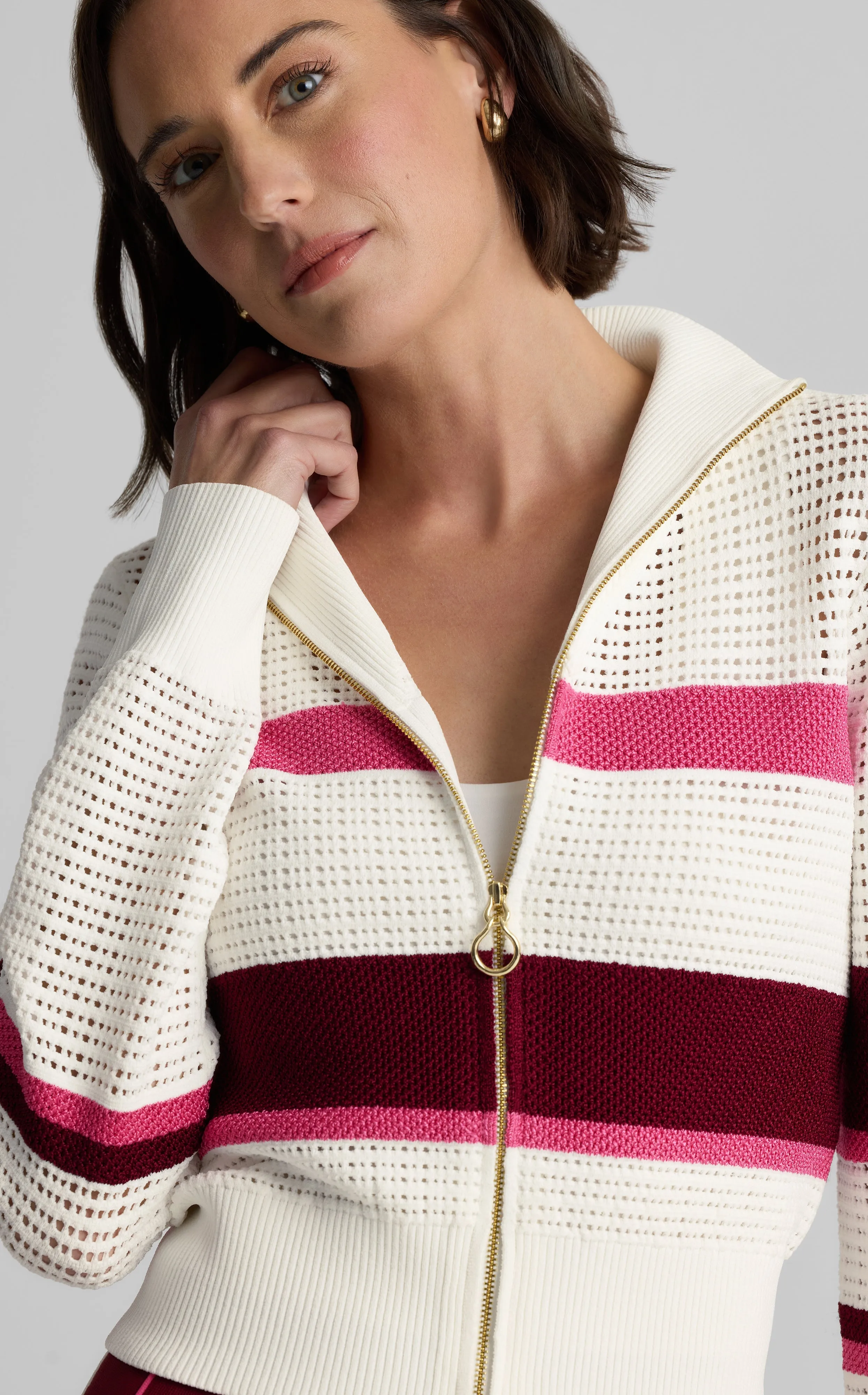 Savannah Sweater in St. John x Malbon Open Knit sold by St. John product image thumbnail 5