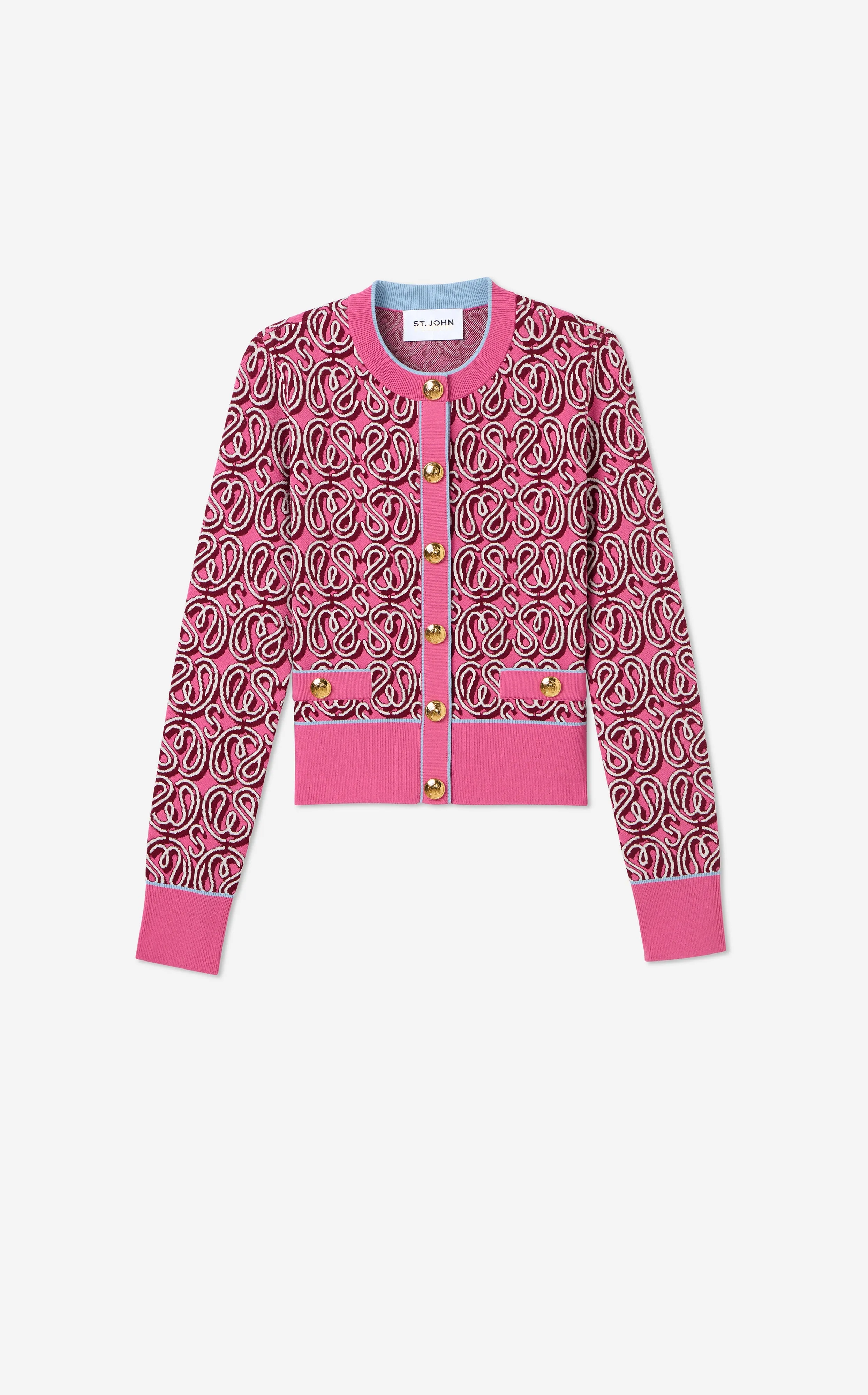 Rosie Sweater in St. John x Malbon Logo Knit sold by St. John product image thumbnail 2