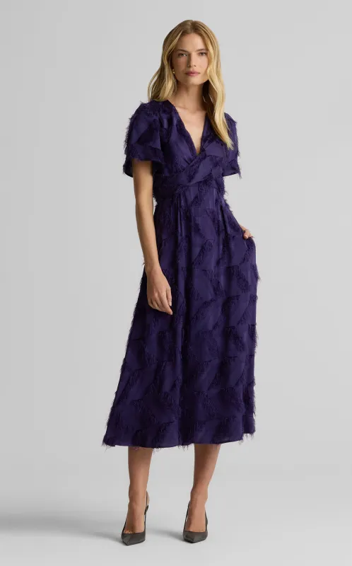 Christy Dress in Fil Coupe sold by St. John