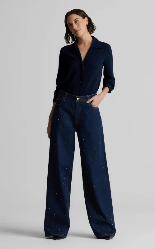 Noel Blouse in Lightweight Crepe sold by St. John