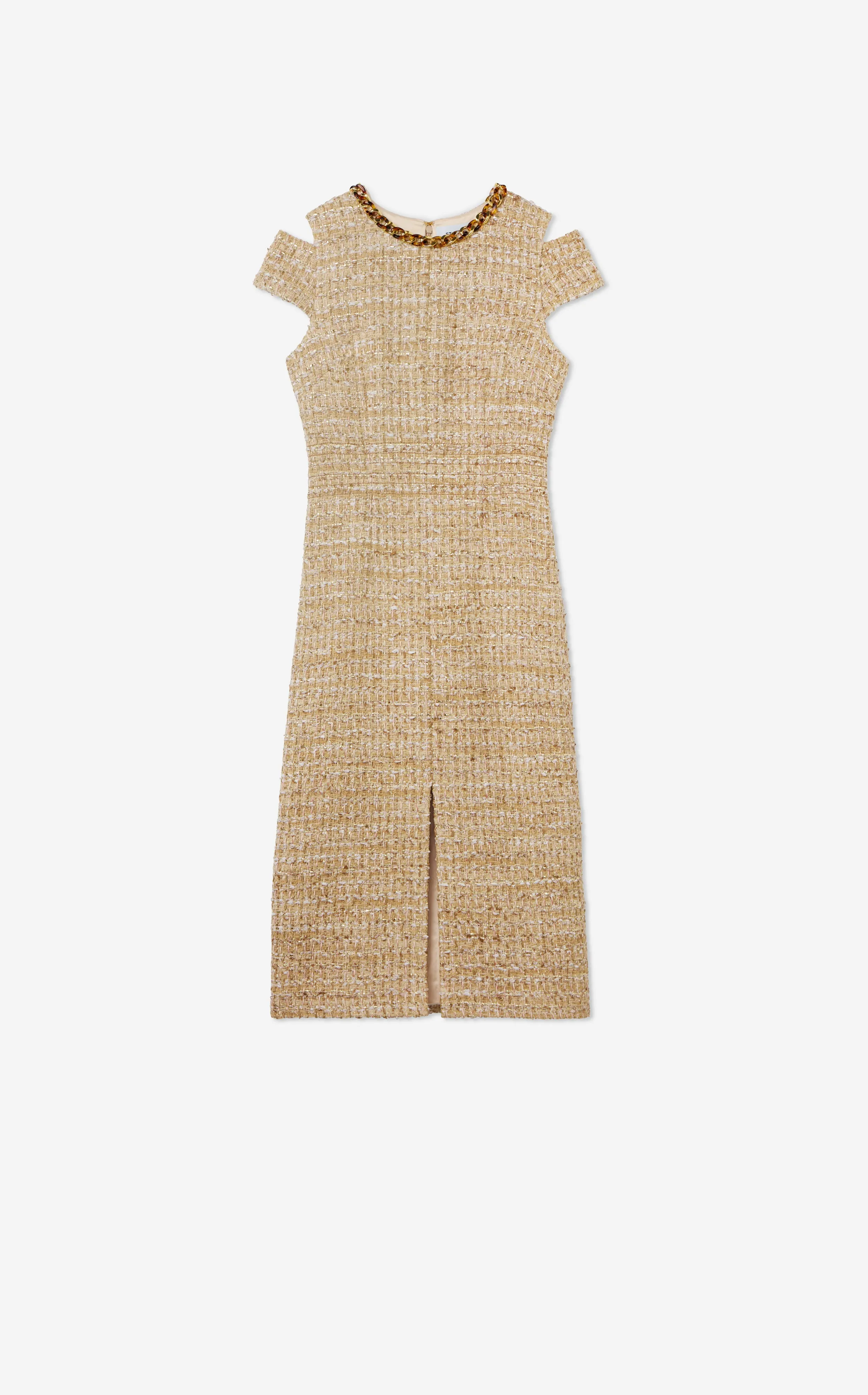 Phoebe Dress in Linden Tweed sold by St. John product image thumbnail 2