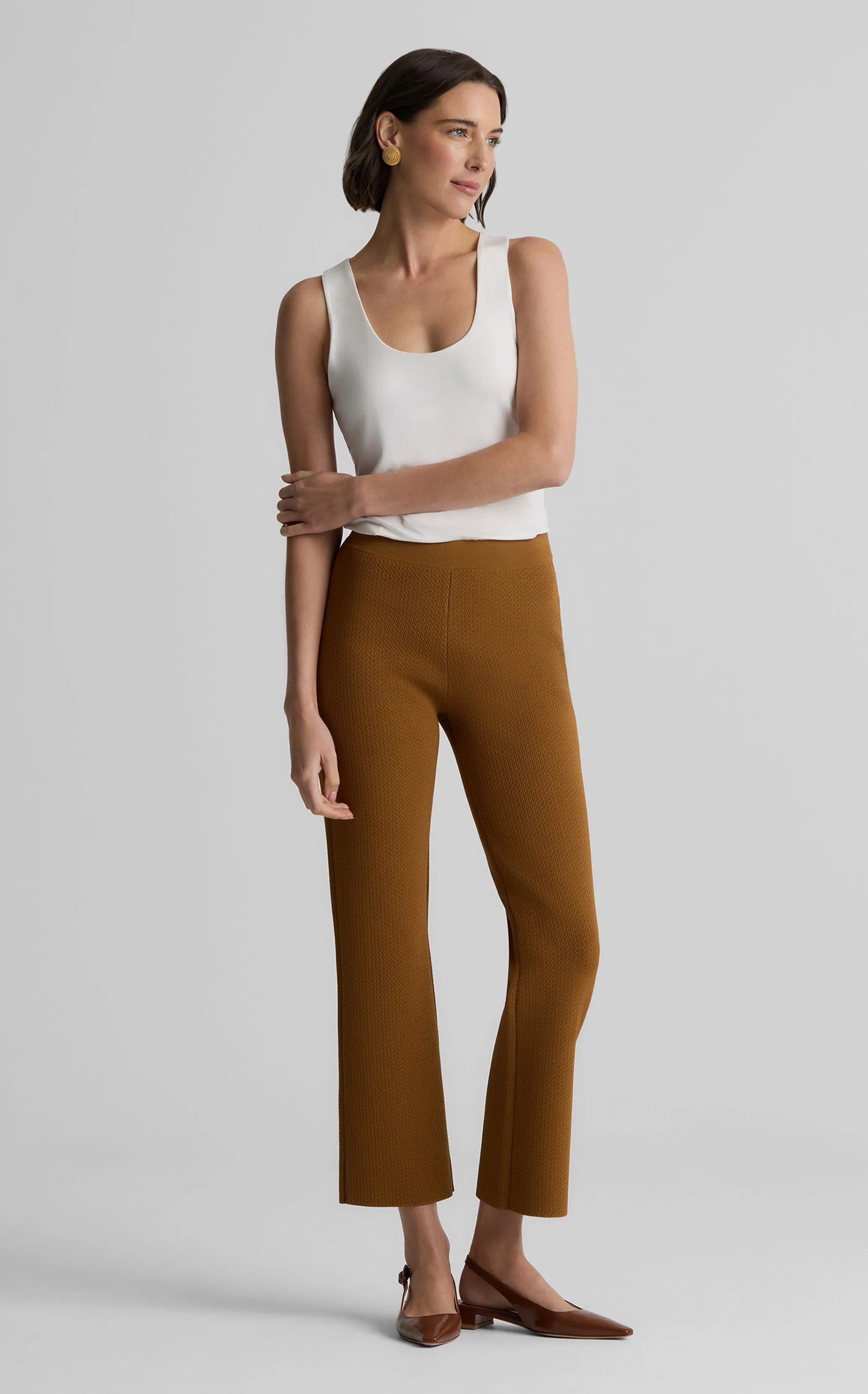 Brooke Pant in Madison Knit sold by St. John