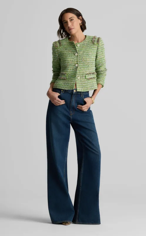 Arden Jacket in Lenox Tweed made by St. John