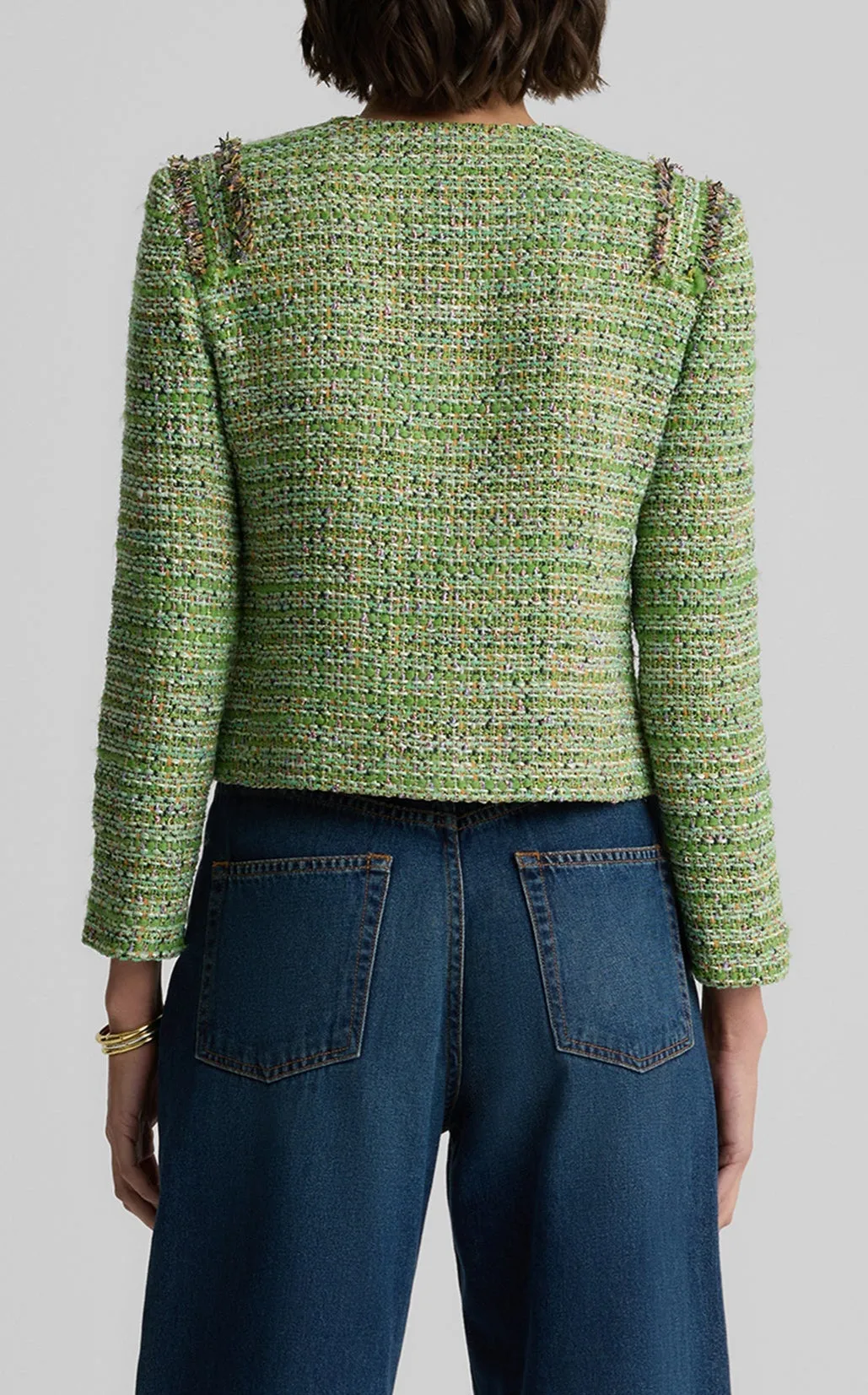 Arden Jacket in Lenox Tweed sold by St. John product image thumbnail 4