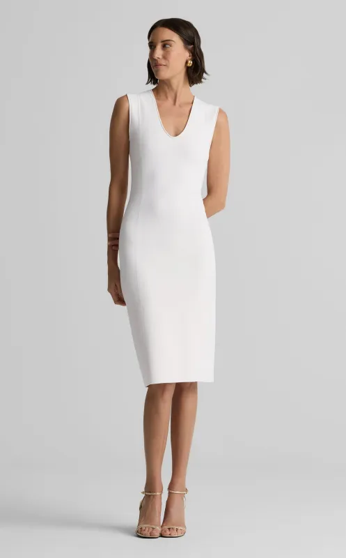 Victoria Dress in Santa Roma Knit sold by St. John