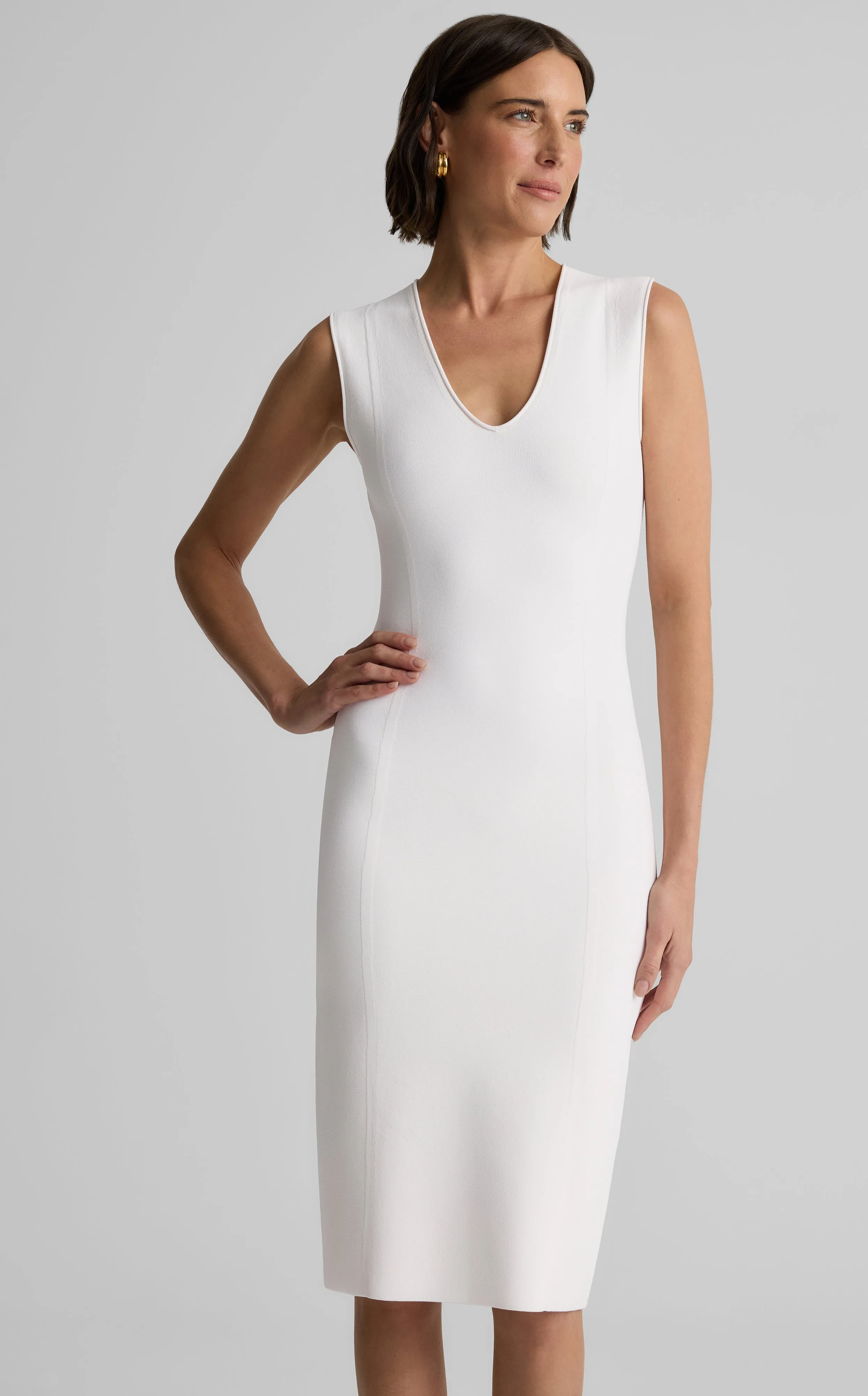 Victoria Dress in Santa Roma Knit sold by St. John product image thumbnail 4