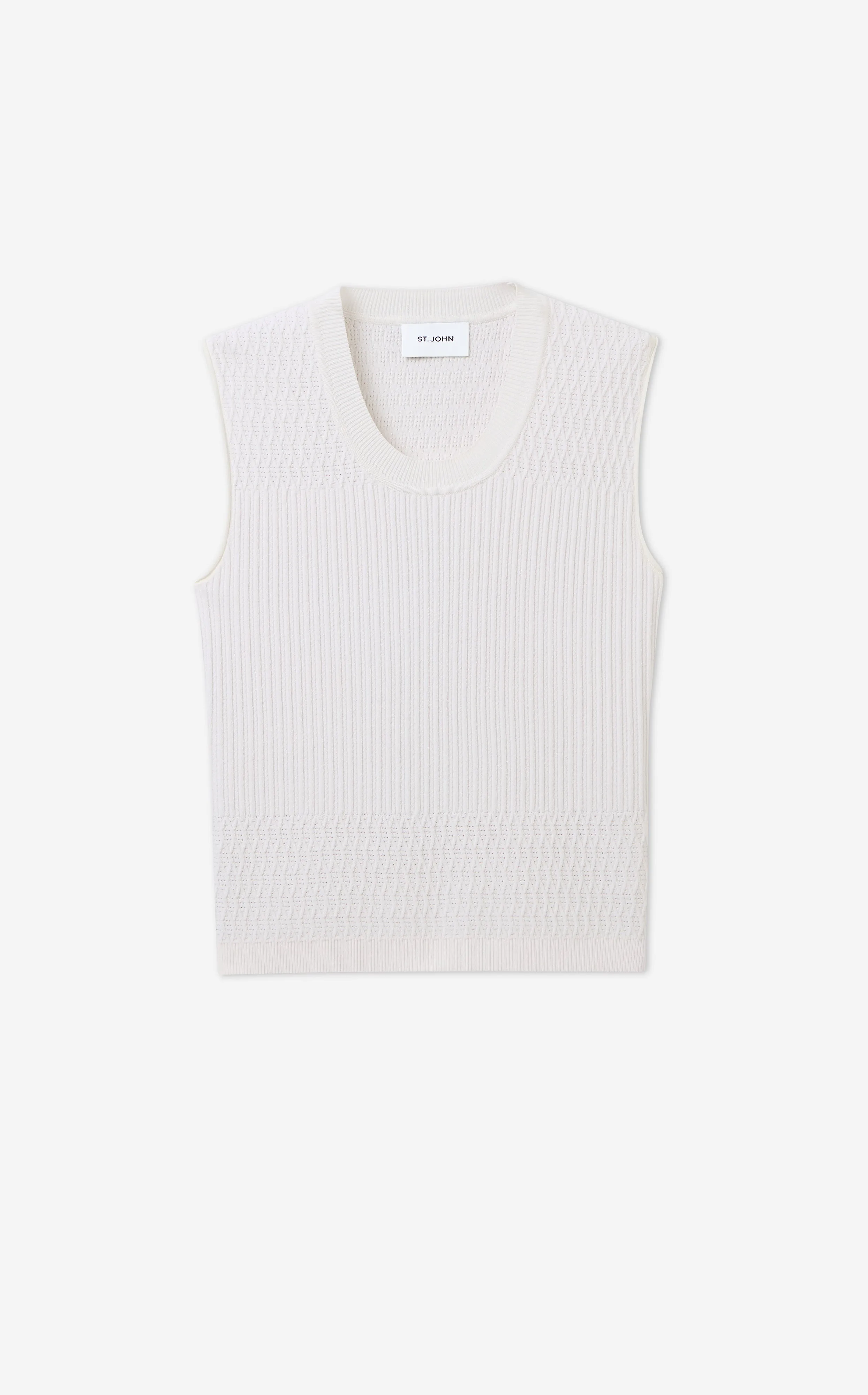 Wren Shell in Fine Mixed Knit sold by St. John product image thumbnail 2