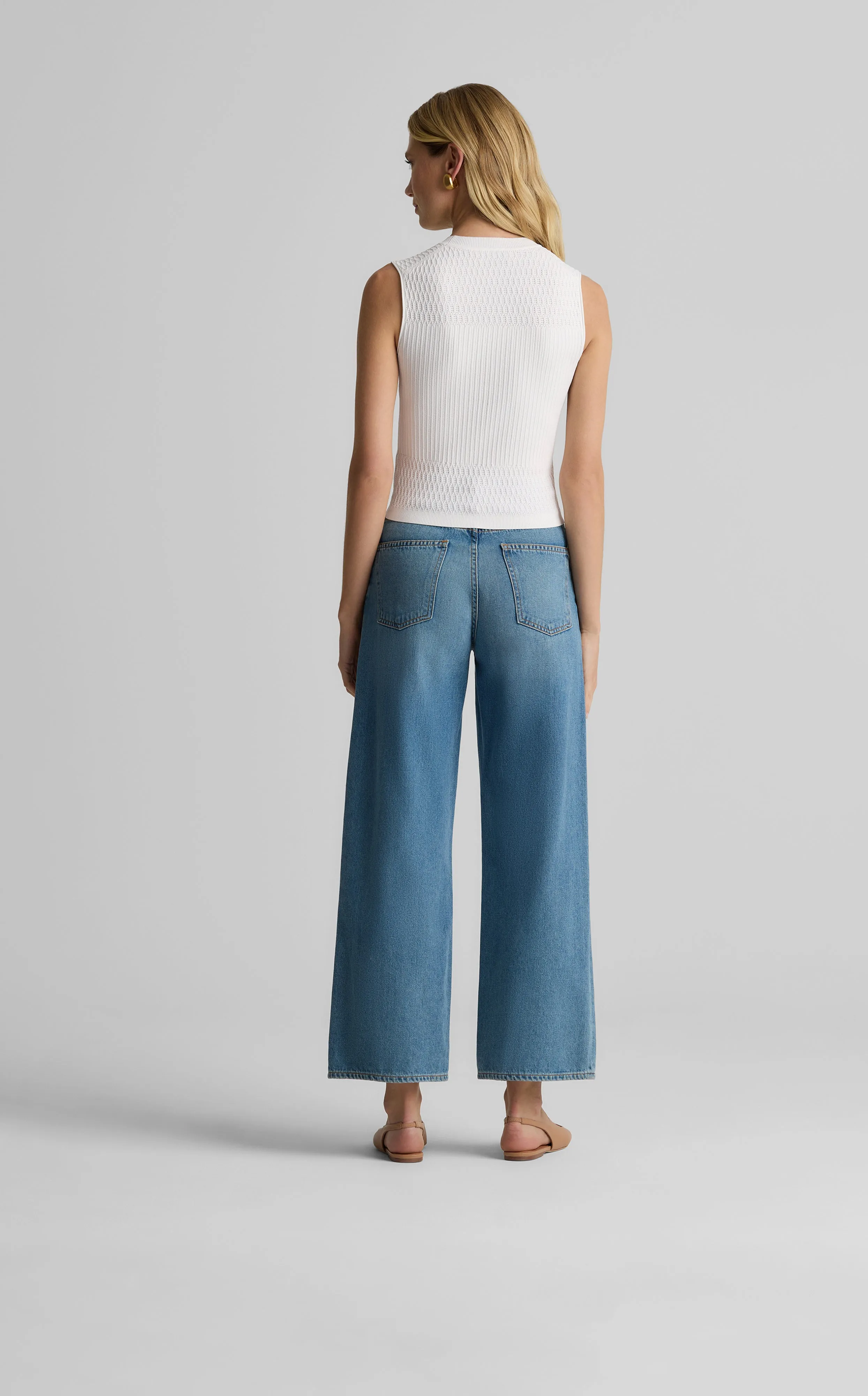 Wren Shell in Fine Mixed Knit sold by St. John product image thumbnail 4