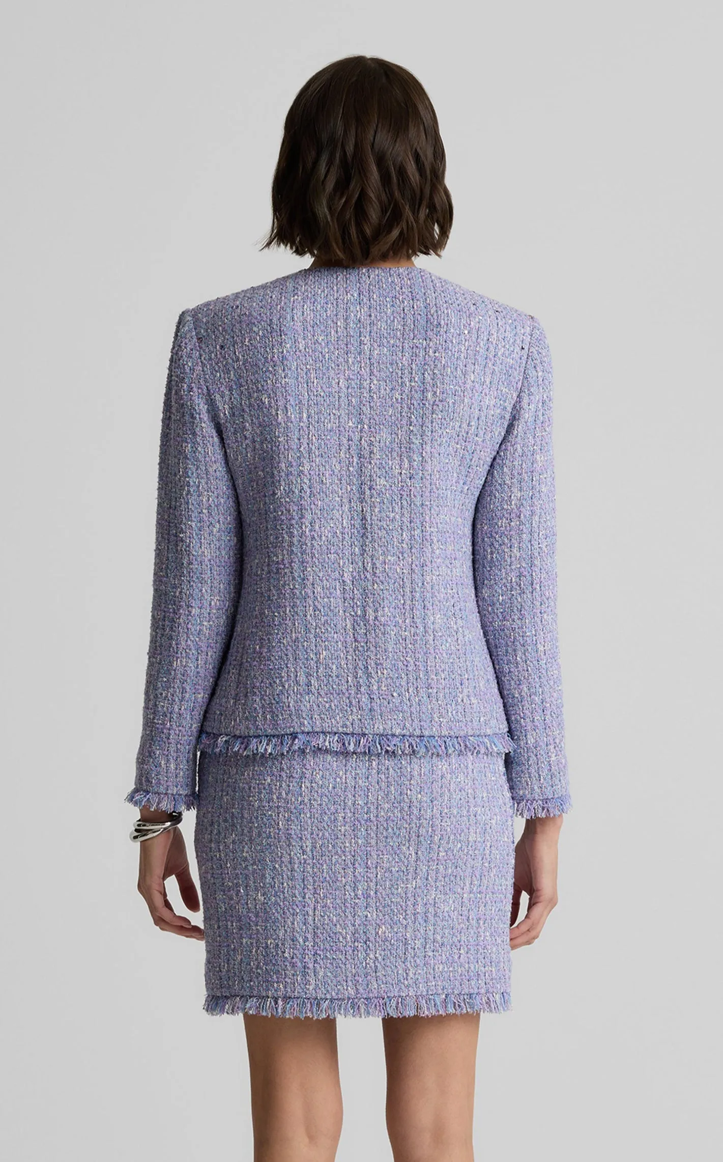 Sinclair Jacket in Monroe Tweed sold by St. John product image thumbnail 4