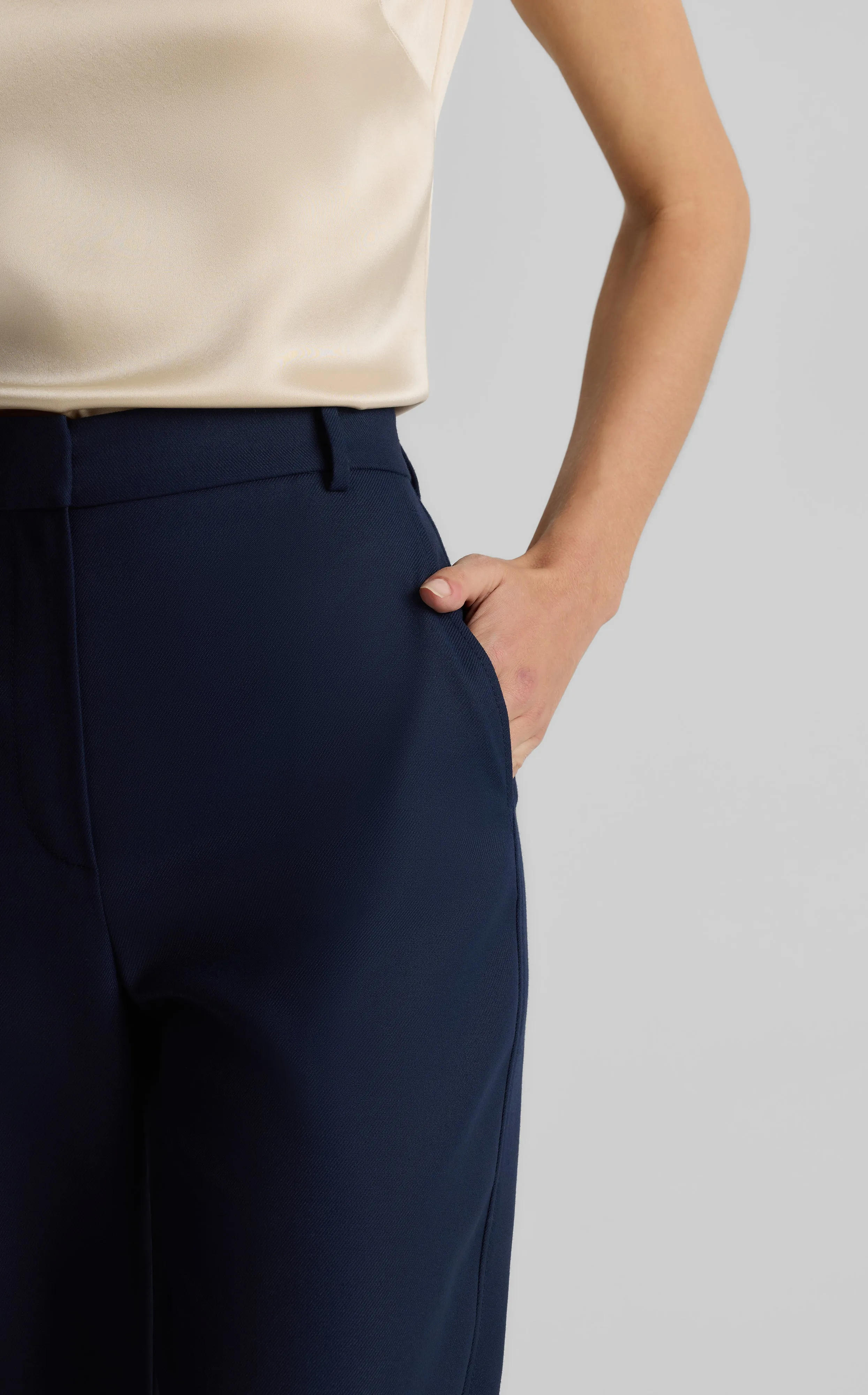 Morgan Pant in Stretch Gabardine sold by St. John product image thumbnail 5