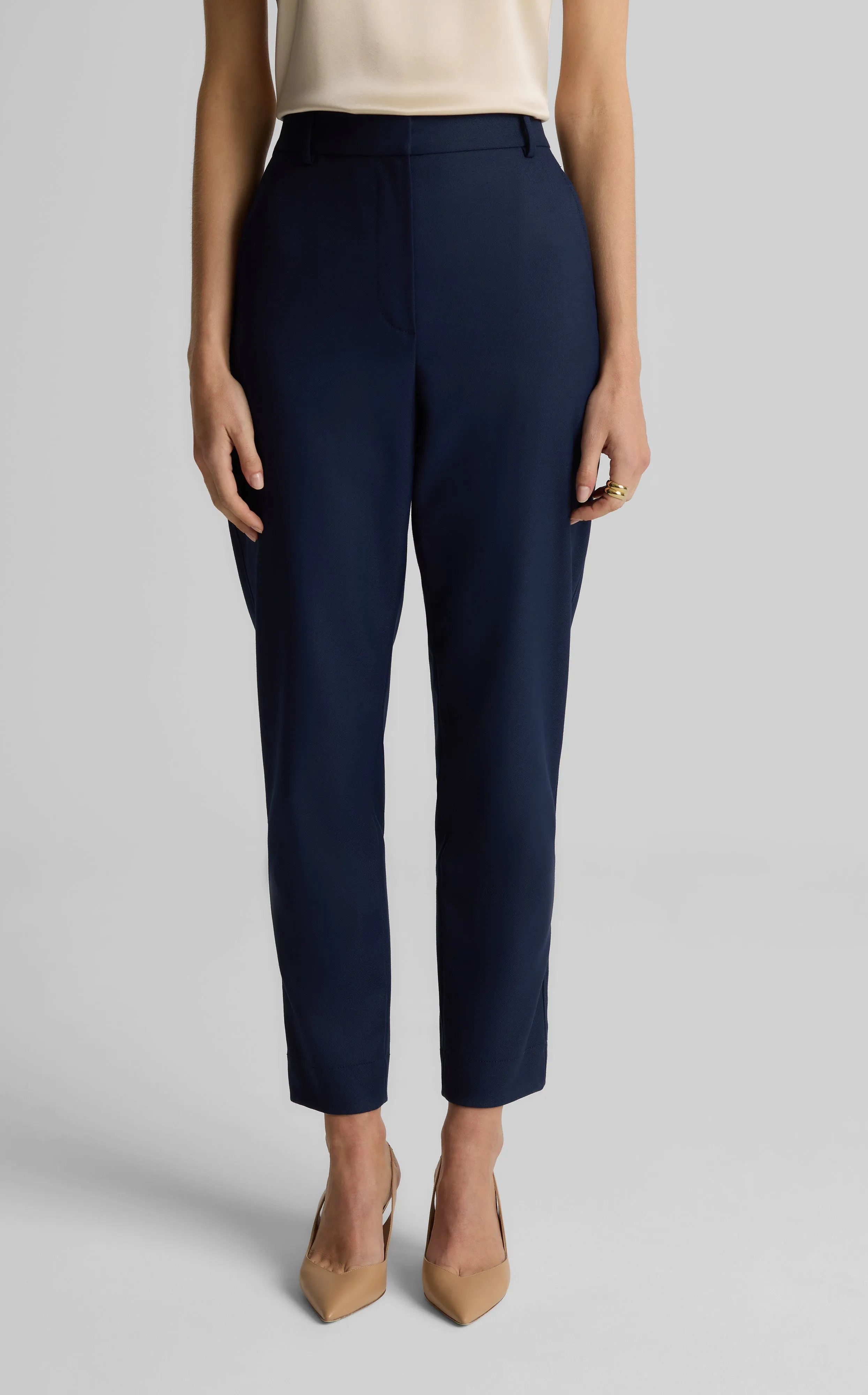 Morgan Pant in Stretch Gabardine sold by St. John product image thumbnail 3
