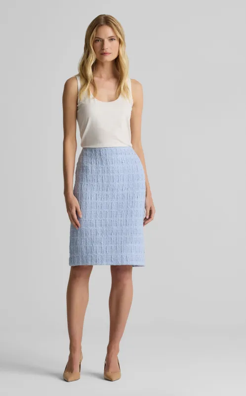 Skyler Skirt in Foundry Tweed made by St. John
