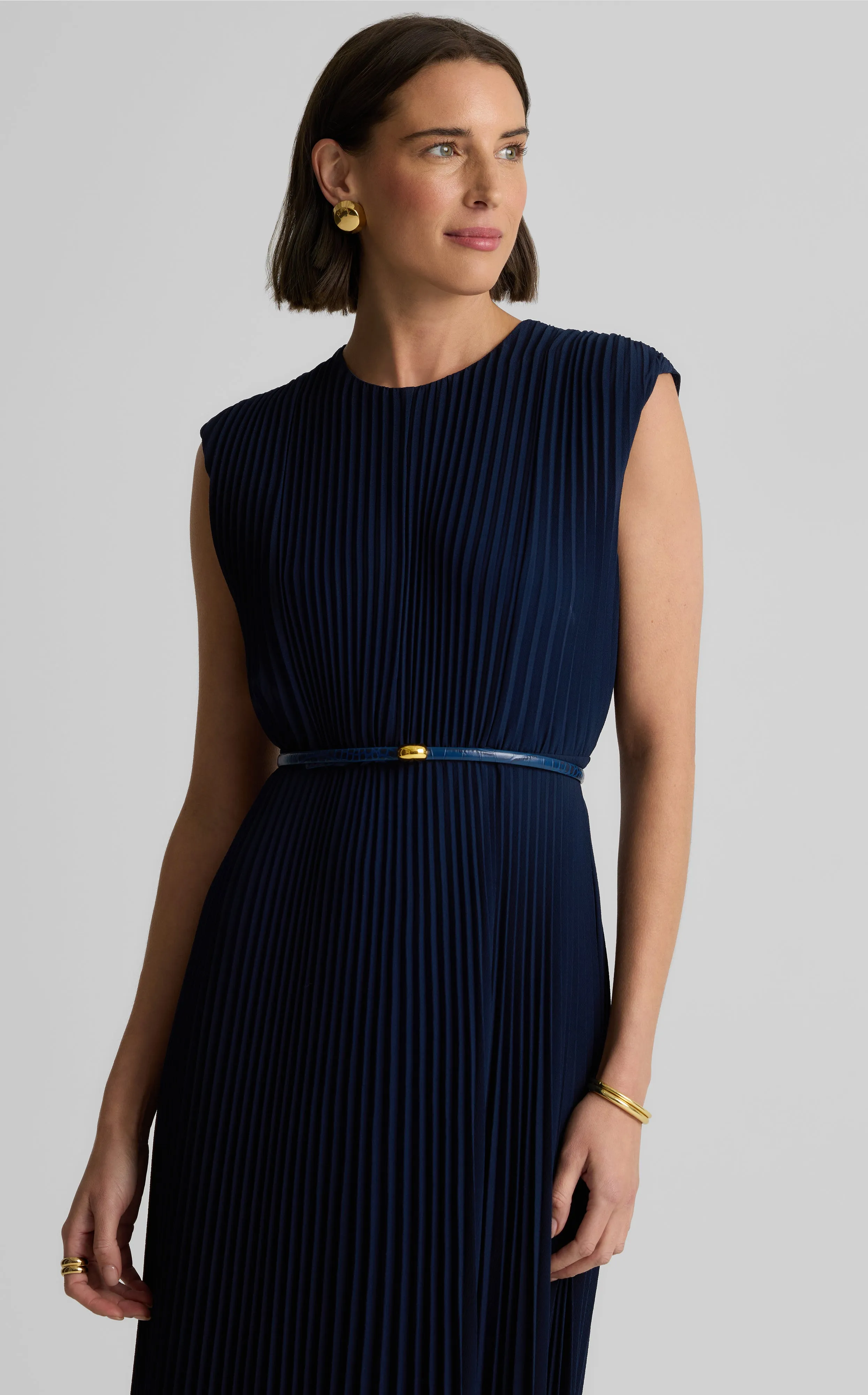 Emery Gown in Lightweight Crepe sold by St. John product image thumbnail 4