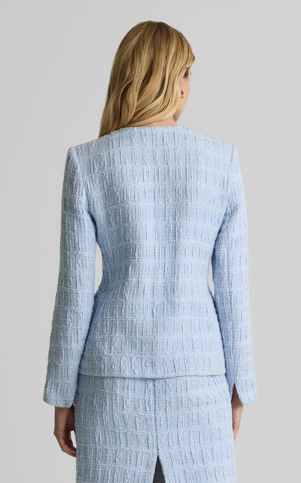 Jordan Jacket in Foundry Tweed sold by St. John product image thumbnail 4