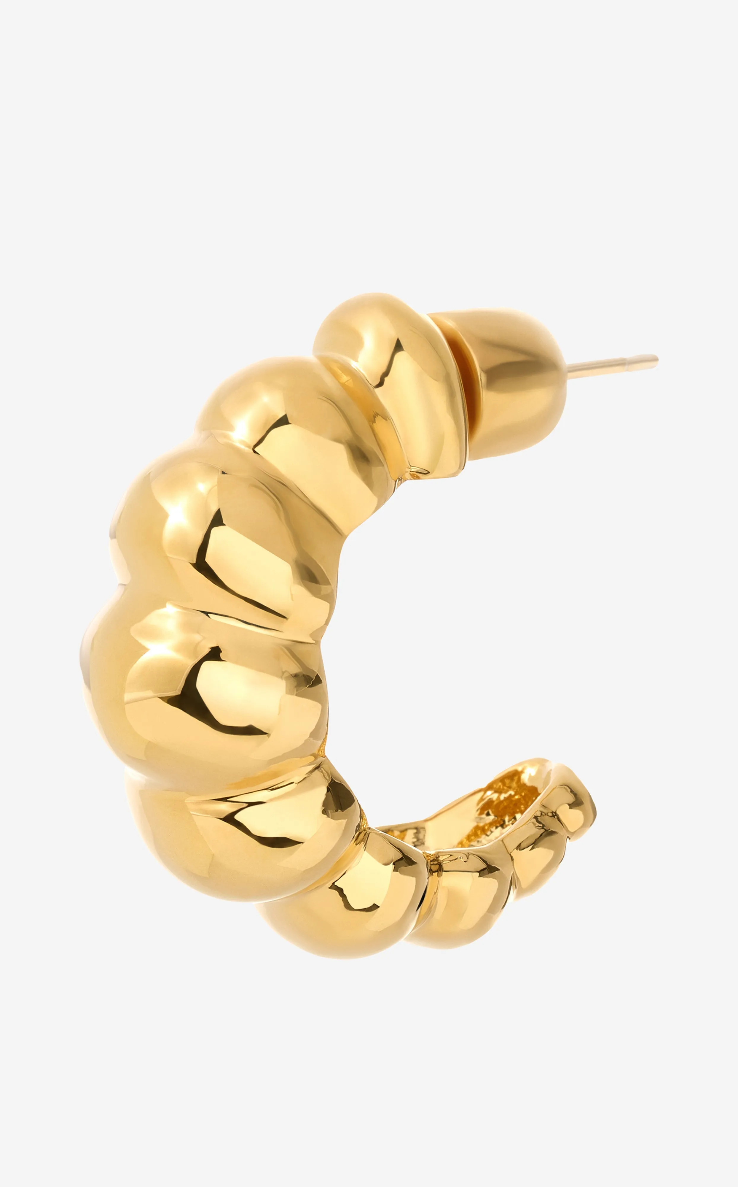 Christina Caruso Tufted Hoop Earring sold by St. John product image thumbnail 2