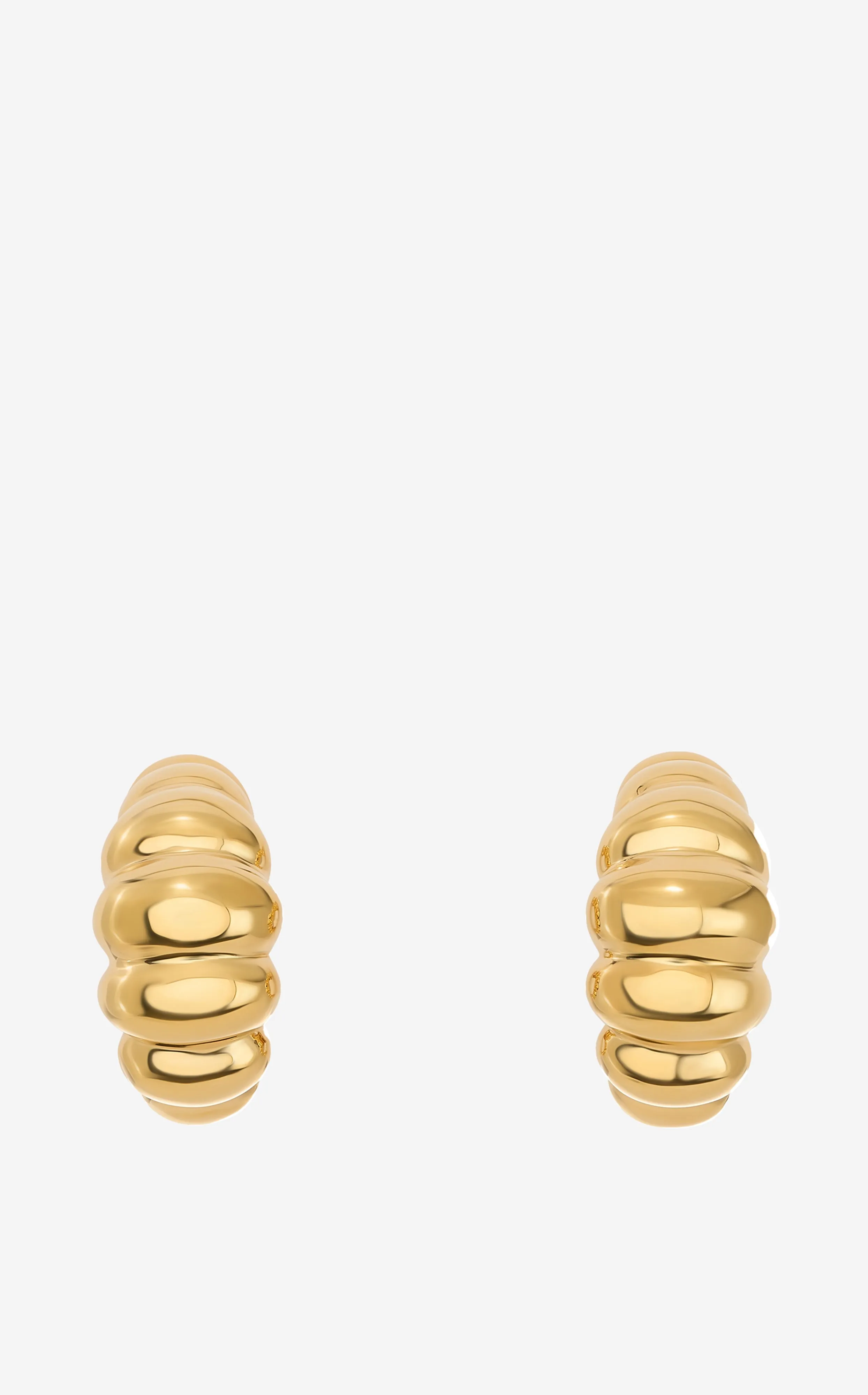 Christina Caruso Tufted Hoop Earring sold by St. John