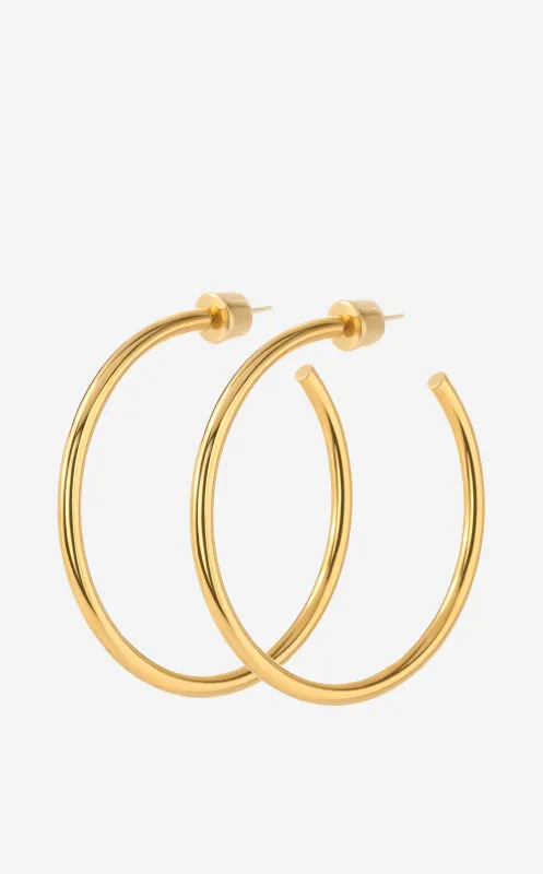 Christina Caruso Wire Hoop Earring made by St. John