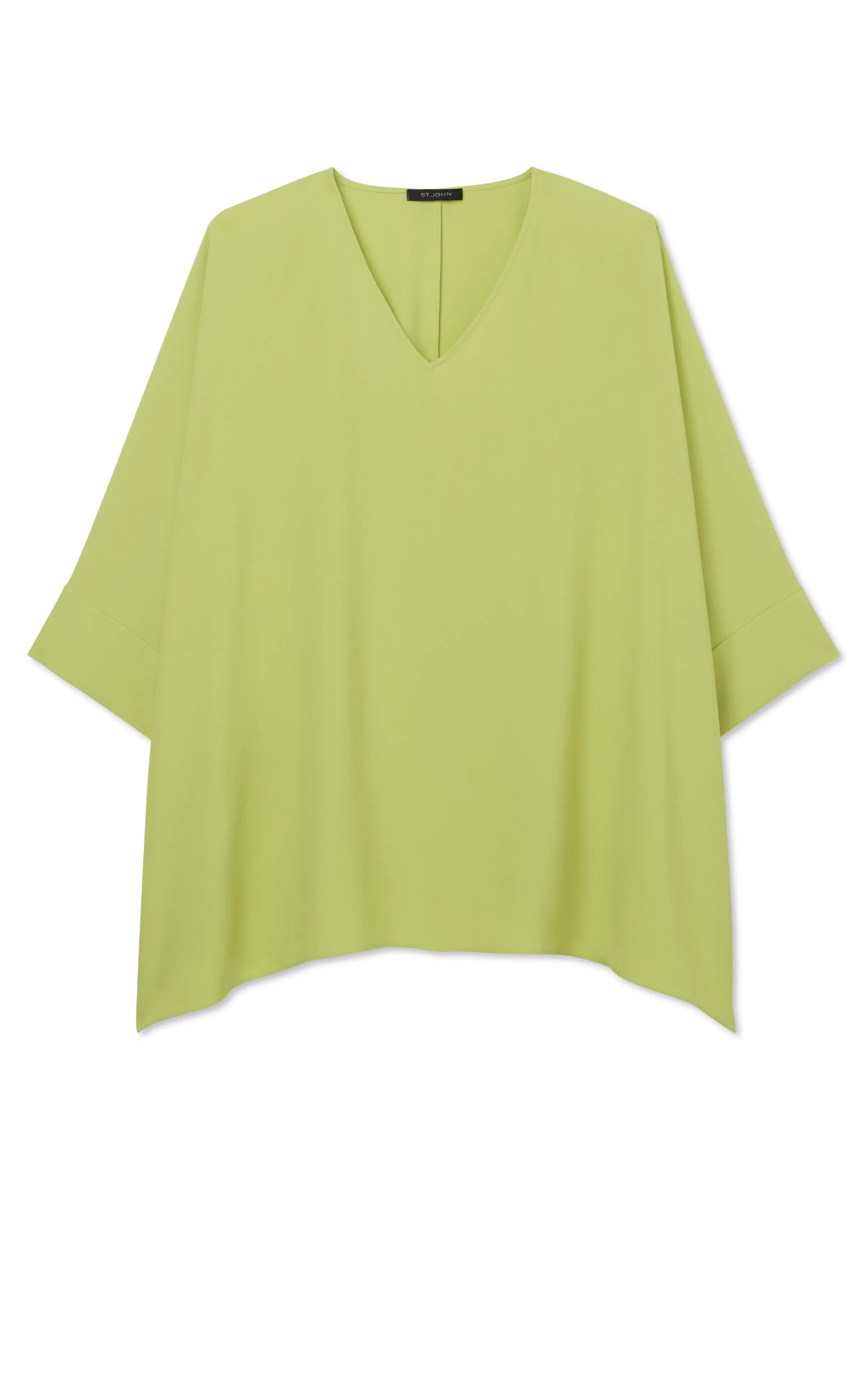 Solid Soft Georgette Top sold by St. John