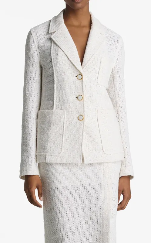 Stretch Tweed Suiting Jacket sold by St. John