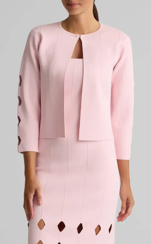 Elascose Knit Half Milano Jacket made by St. John