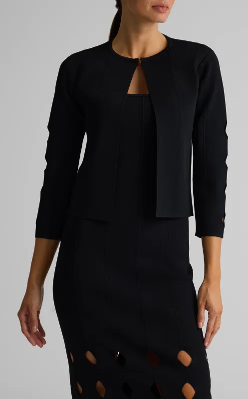 Elascose Knit Half Milano Jacket made by St. John