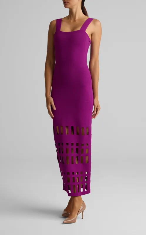Stretch Knit Cut Out Gown sold by St. John