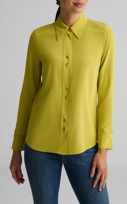 Silk Crepe de Chine Blouse sold by St. John