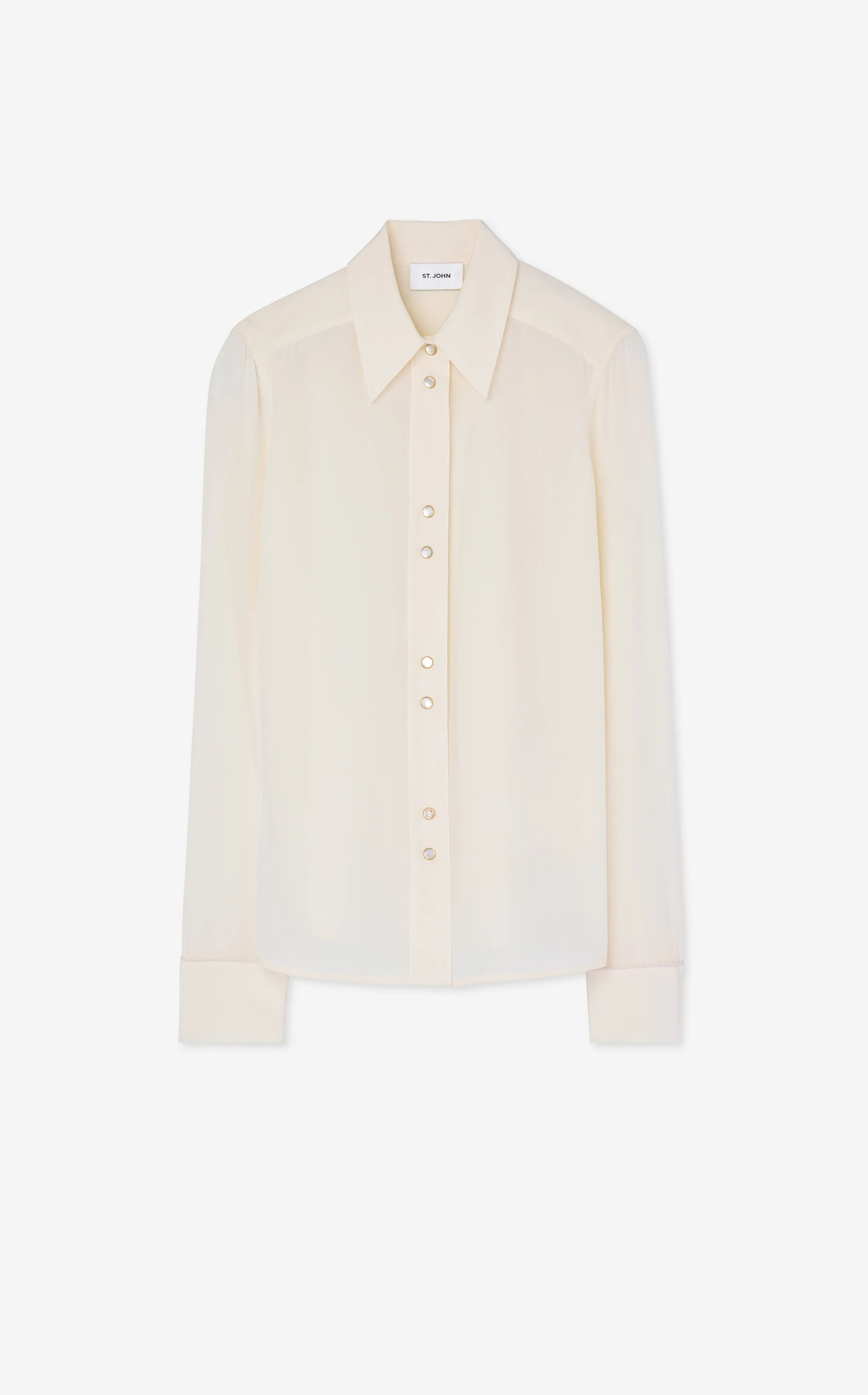 Silk Crepe de Chine Blouse sold by St. John