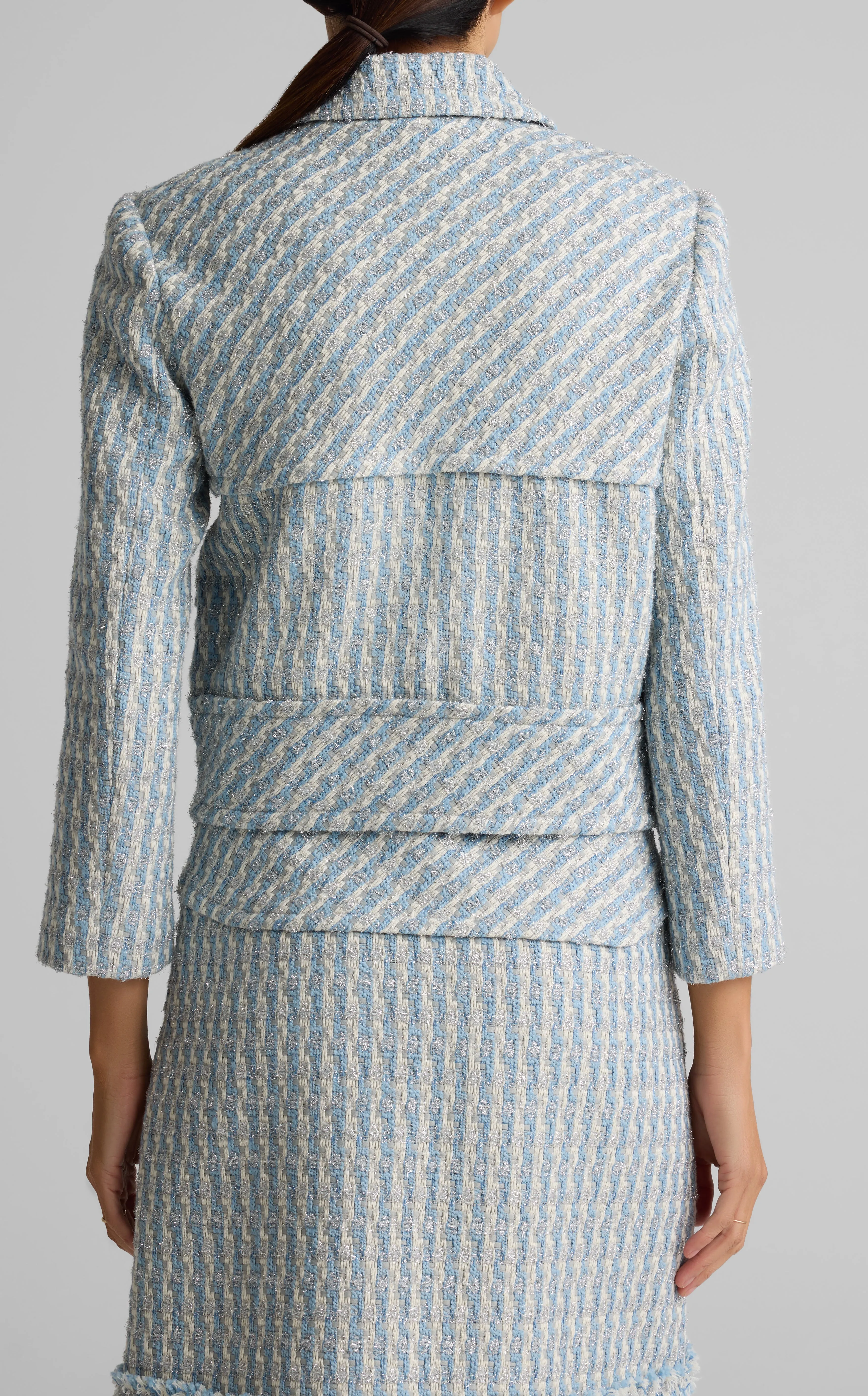 Textured Multi Tweed Jacket sold by St. John product image thumbnail 2