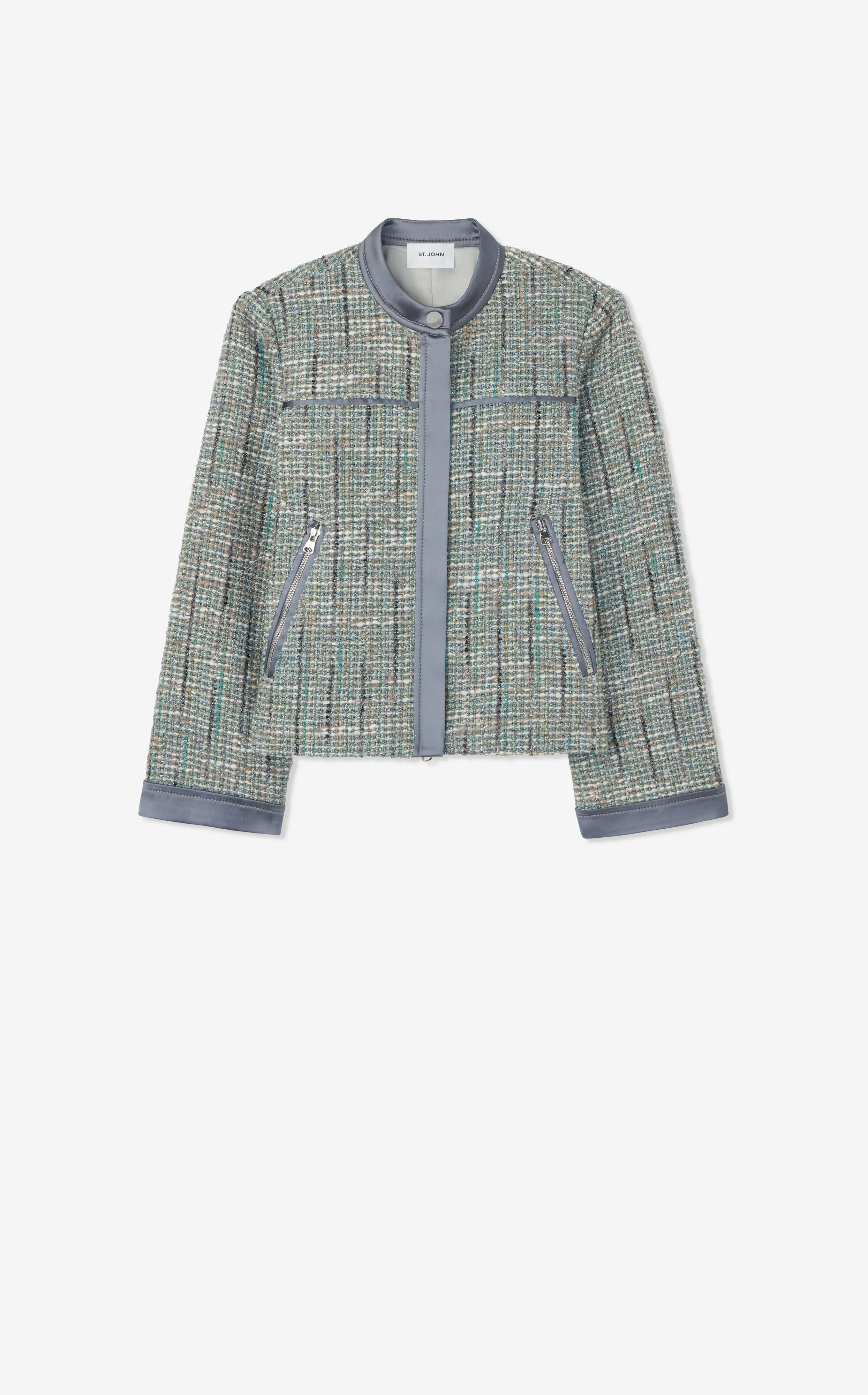Lurex Tweed Jacket sold by St. John product image thumbnail 4
