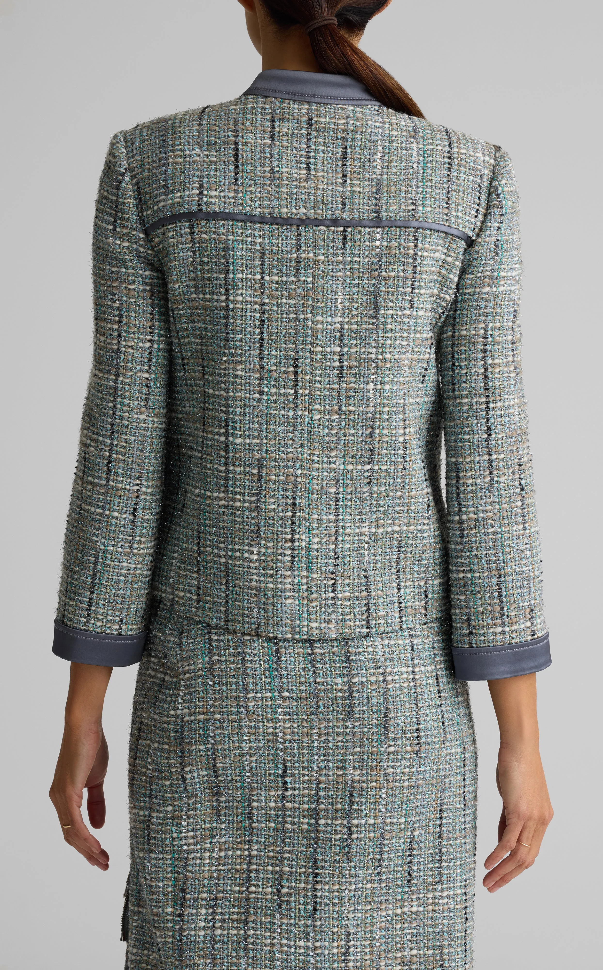 Lurex Tweed Jacket sold by St. John product image thumbnail 2