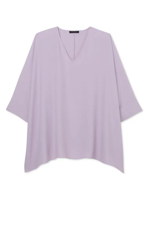 Solid Soft Georgette Top sold by St. John
