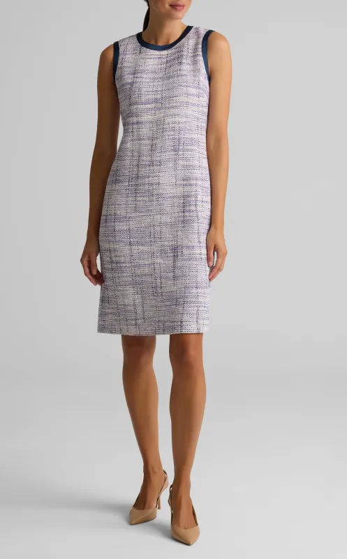 Soft Birdseye Tweed Lined Dress sold by St. John