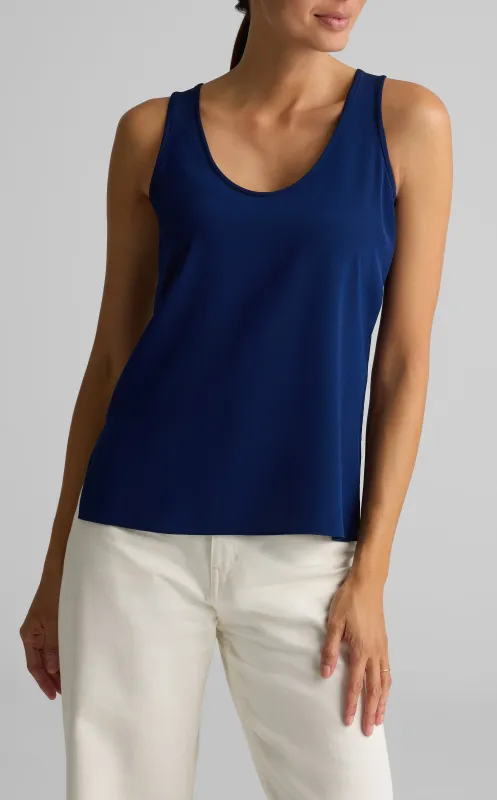 Silk Crepe de Chine Shell sold by St. John