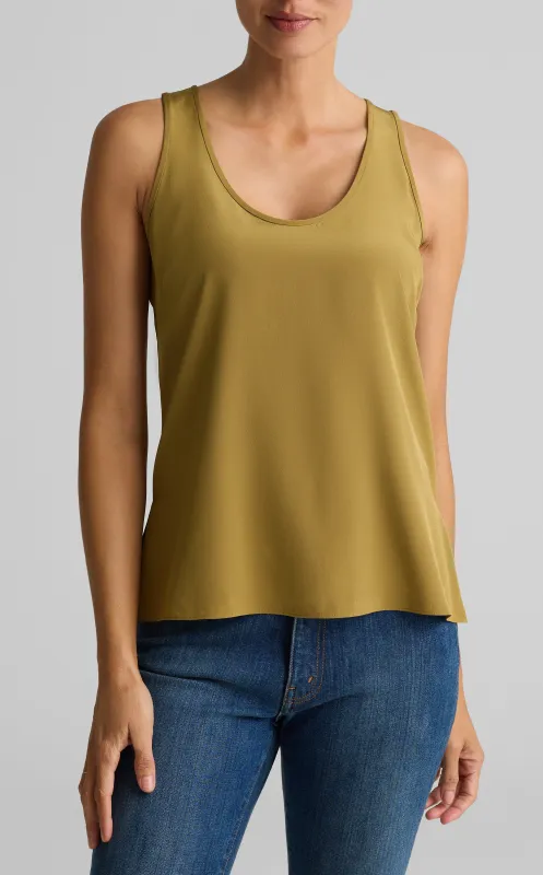 Silk Crepe de Chine Shell sold by St. John