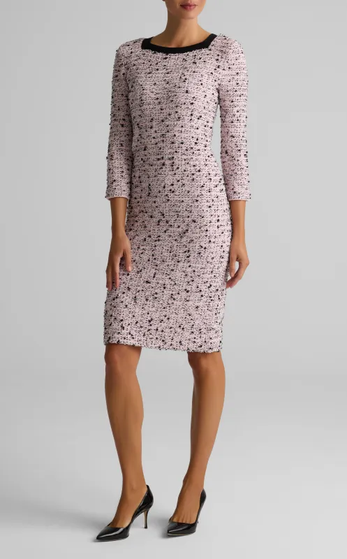 Donna Tweed 3/4 Sleeve Dress sold by St. John