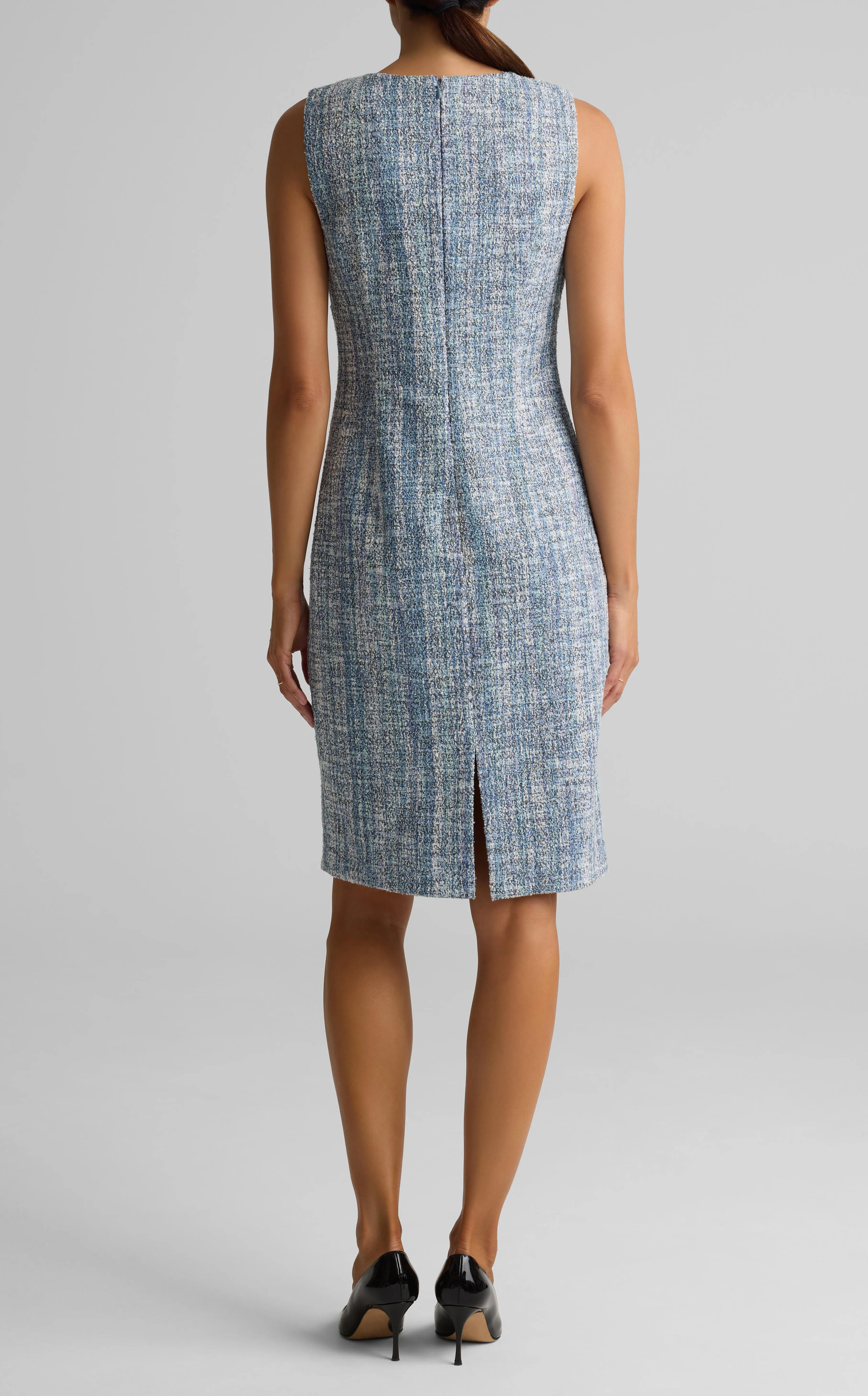 Stretch Lurex Tweed Lined Dress sold by St. John product image thumbnail 2