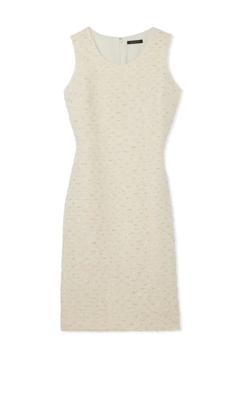 Embroidered Tweed Lined Dress sold by St. John