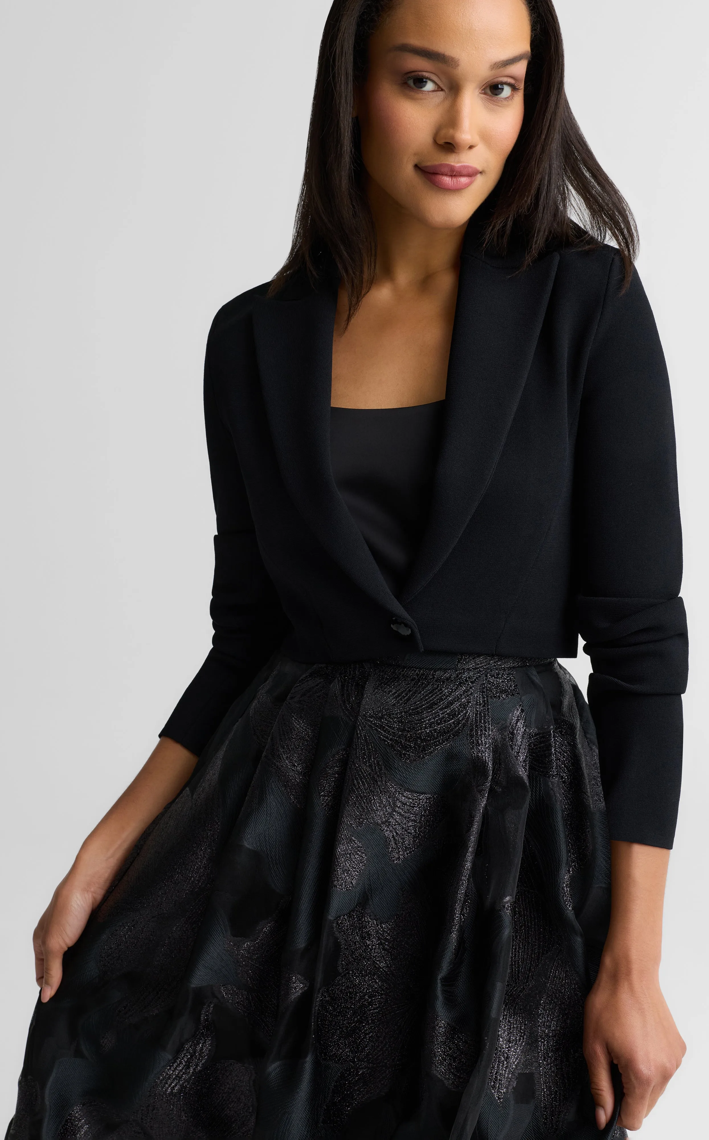 Josie Jacket In Santa Roma Knit sold by St. John product image thumbnail 5