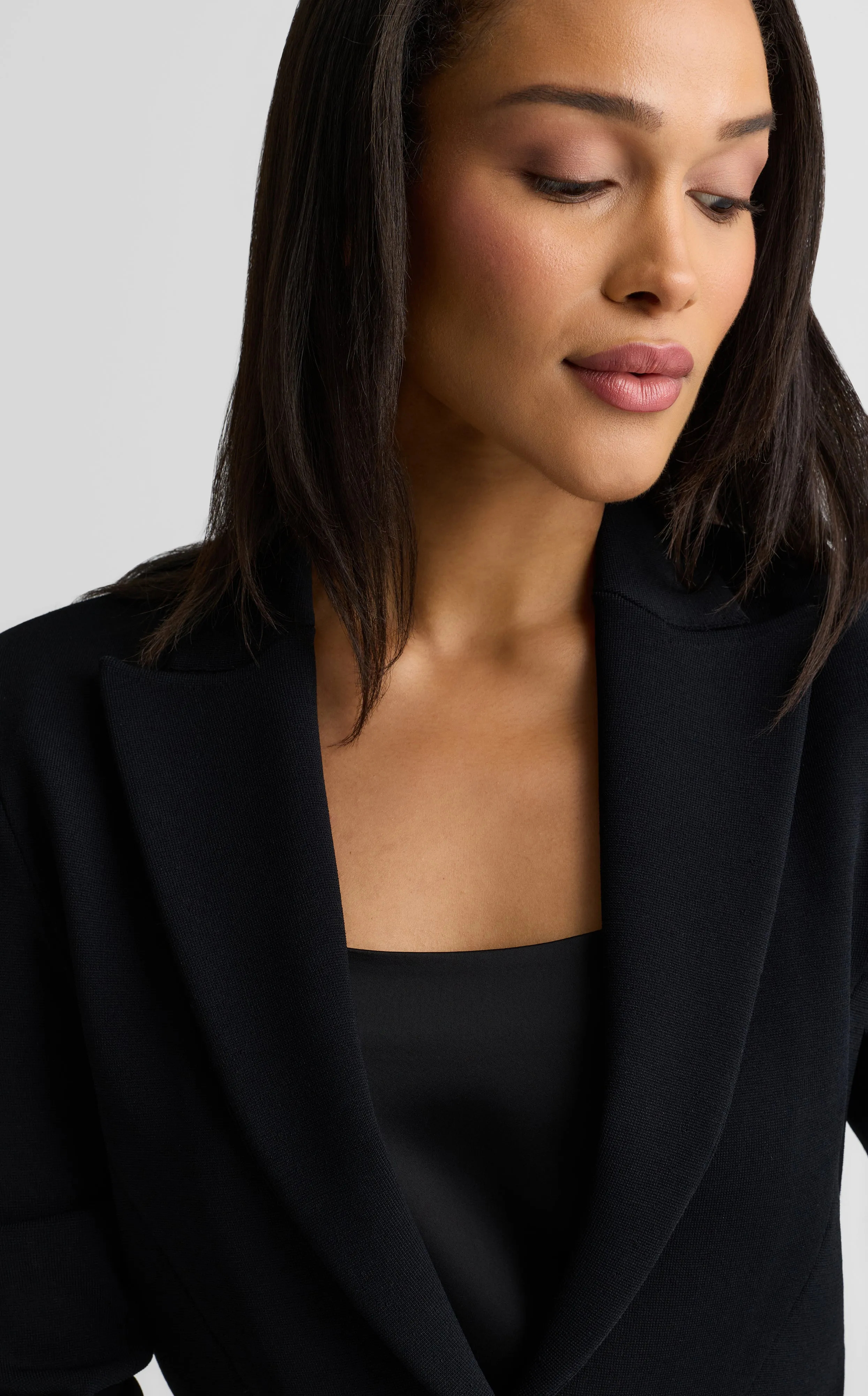 Josie Jacket In Santa Roma Knit sold by St. John product image thumbnail 4