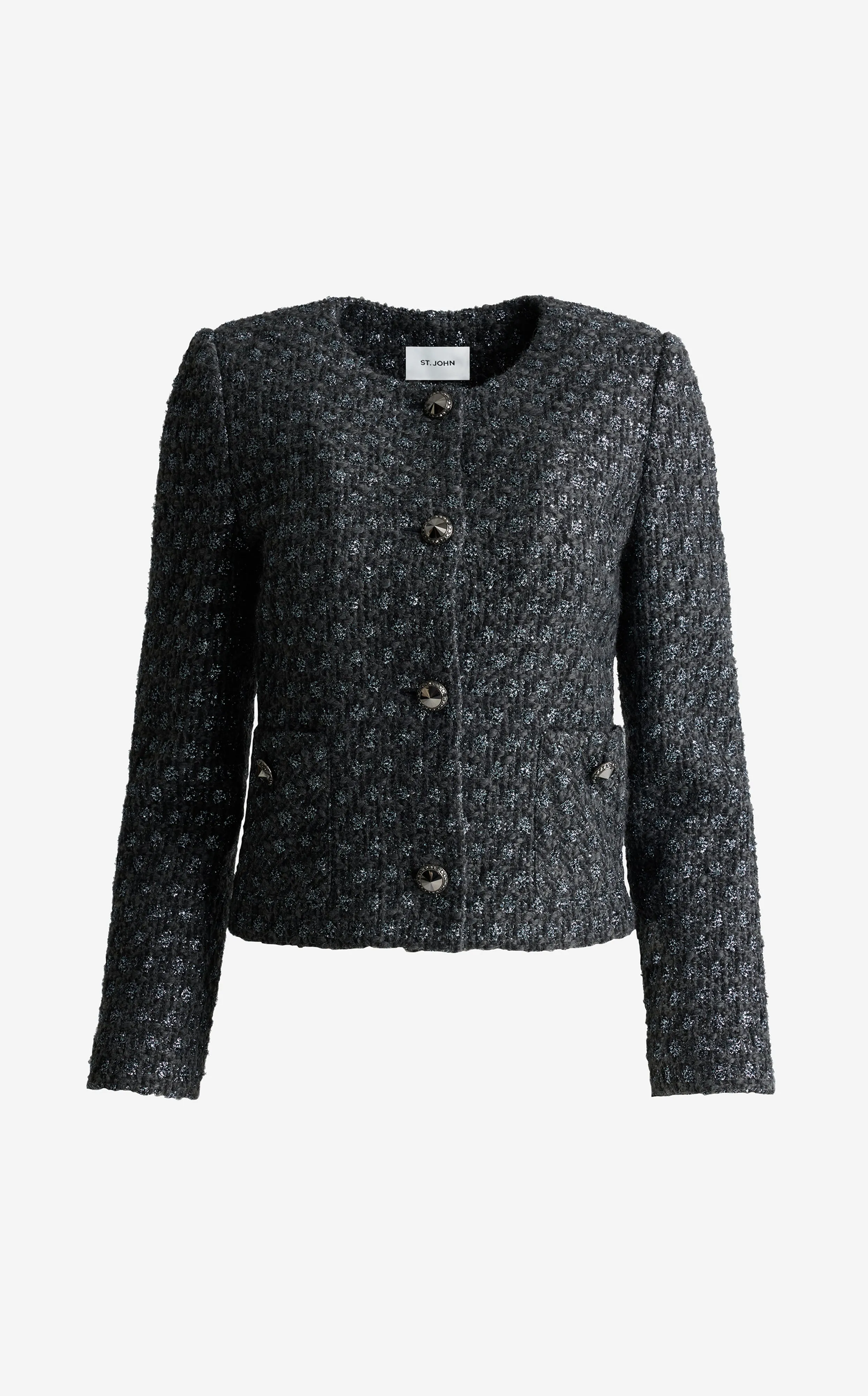 Simone Jacket In Encore Tweed sold by St. John product image thumbnail 2