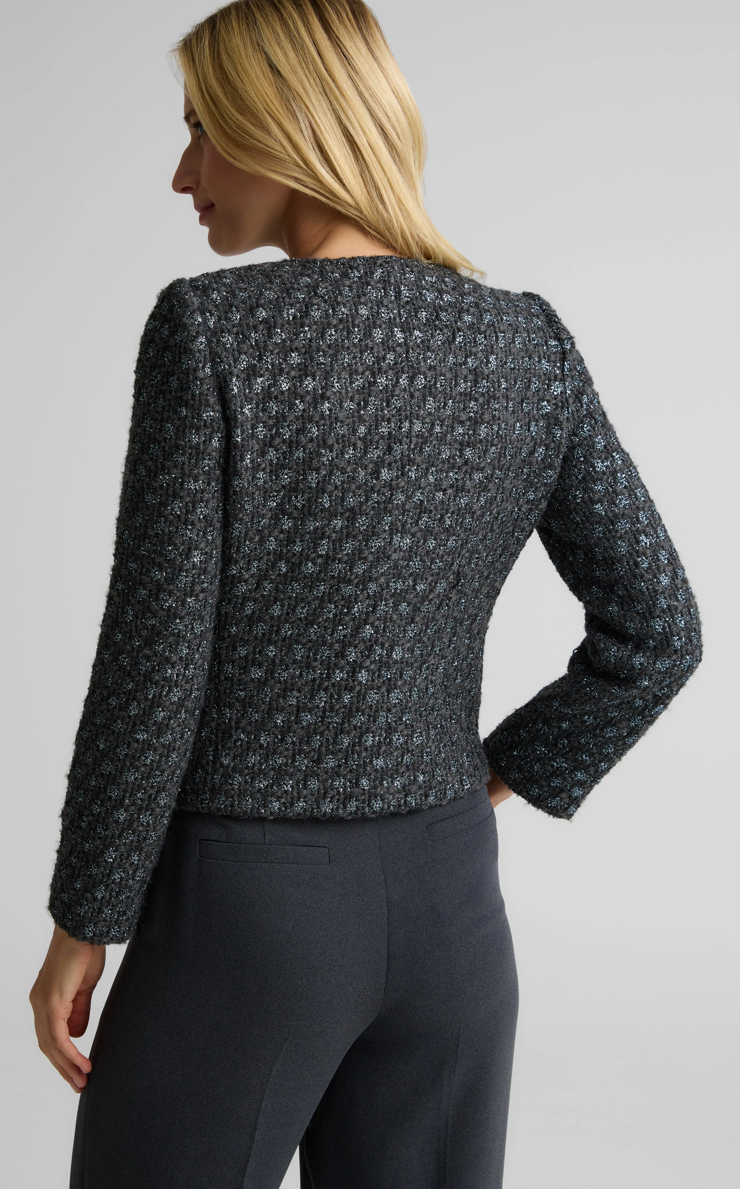 Simone Jacket In Encore Tweed sold by St. John product image thumbnail 3