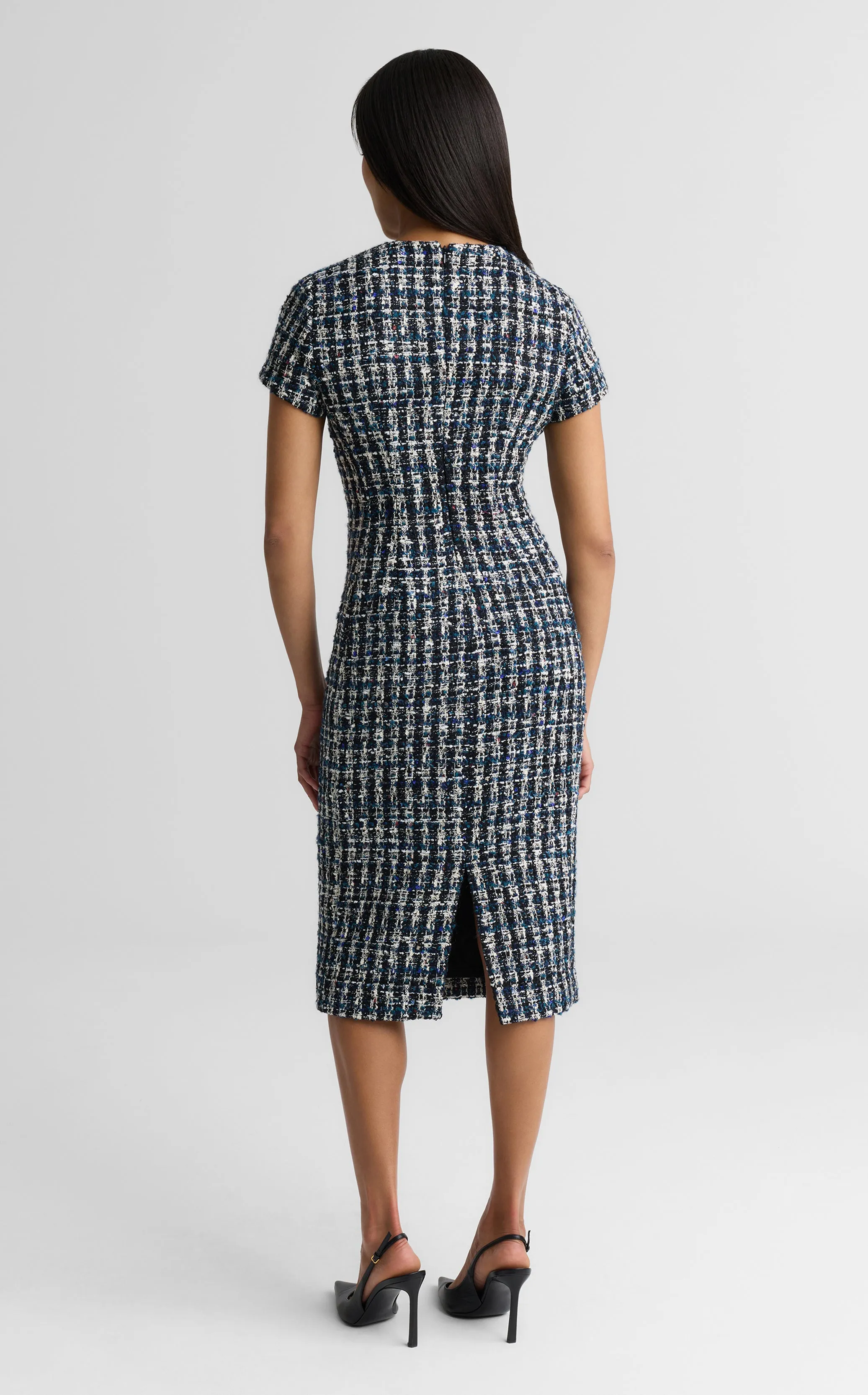 Vicki Dress In Aspen Tweed sold by St. John product image thumbnail 3