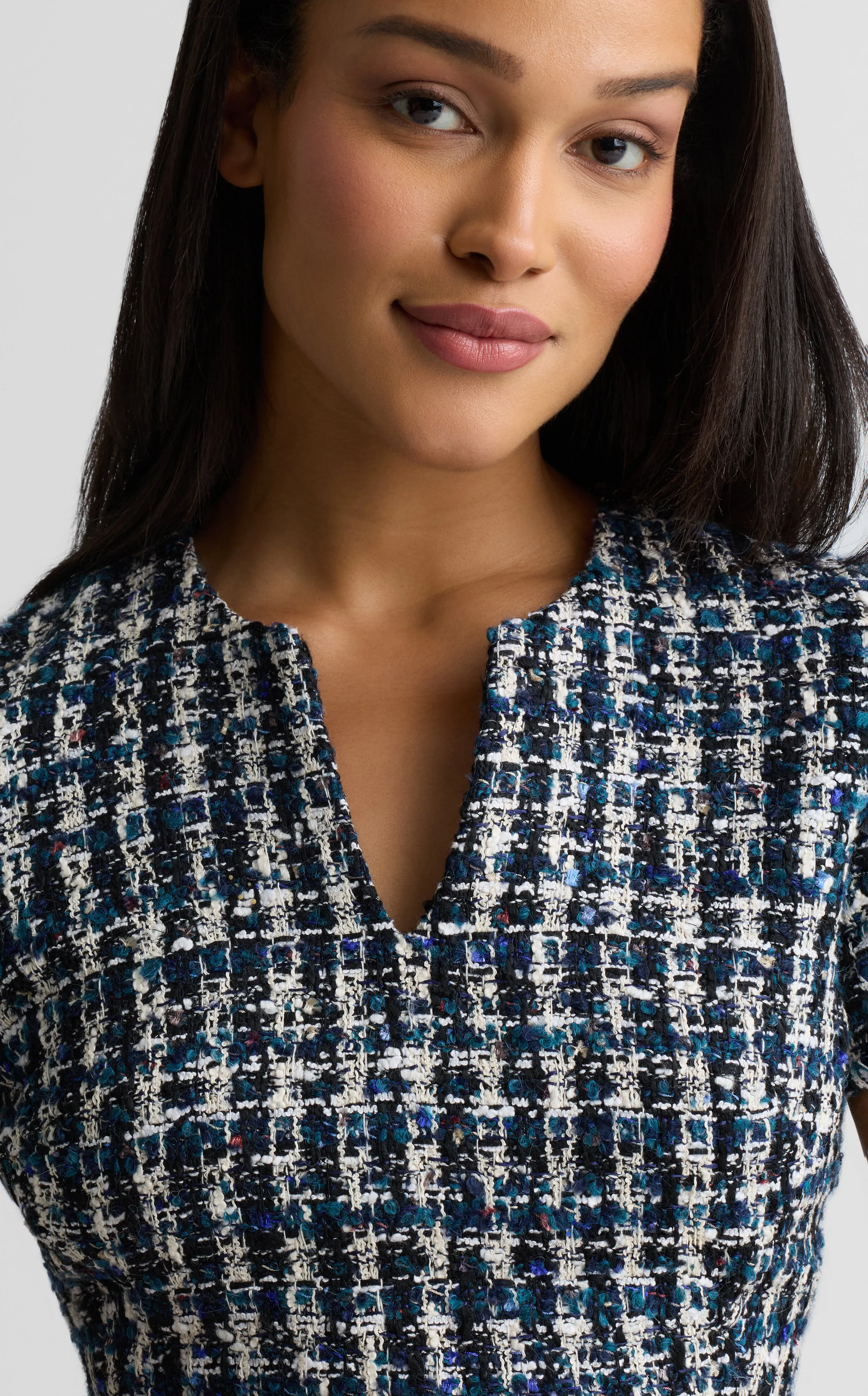 Vicki Dress In Aspen Tweed sold by St. John product image thumbnail 4