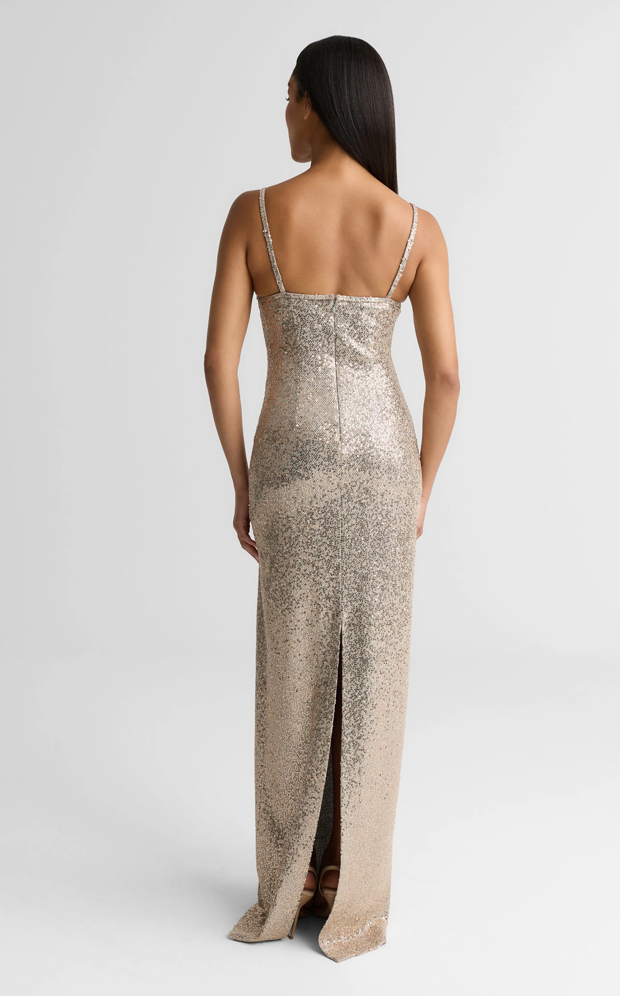 Isa Gown In Soft Tailored Sequin sold by St. John product image thumbnail 3
