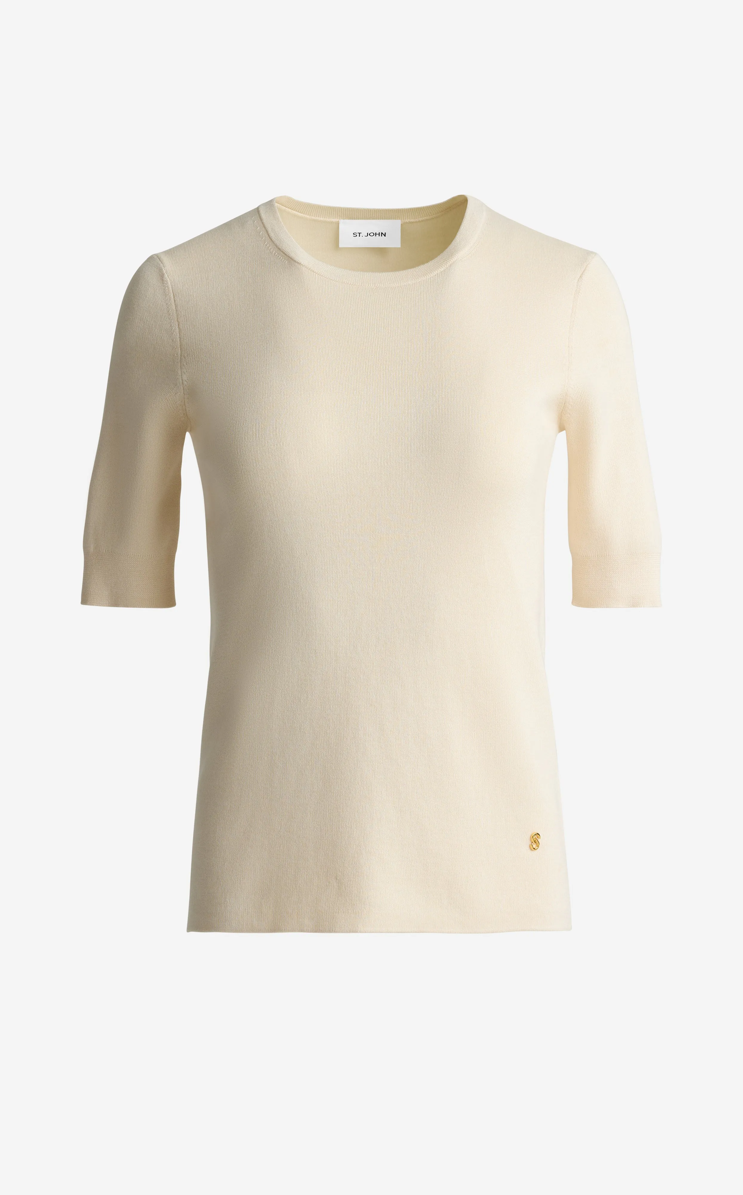 Marlie Sweater In Silk Cotton sold by St. John product image thumbnail 2