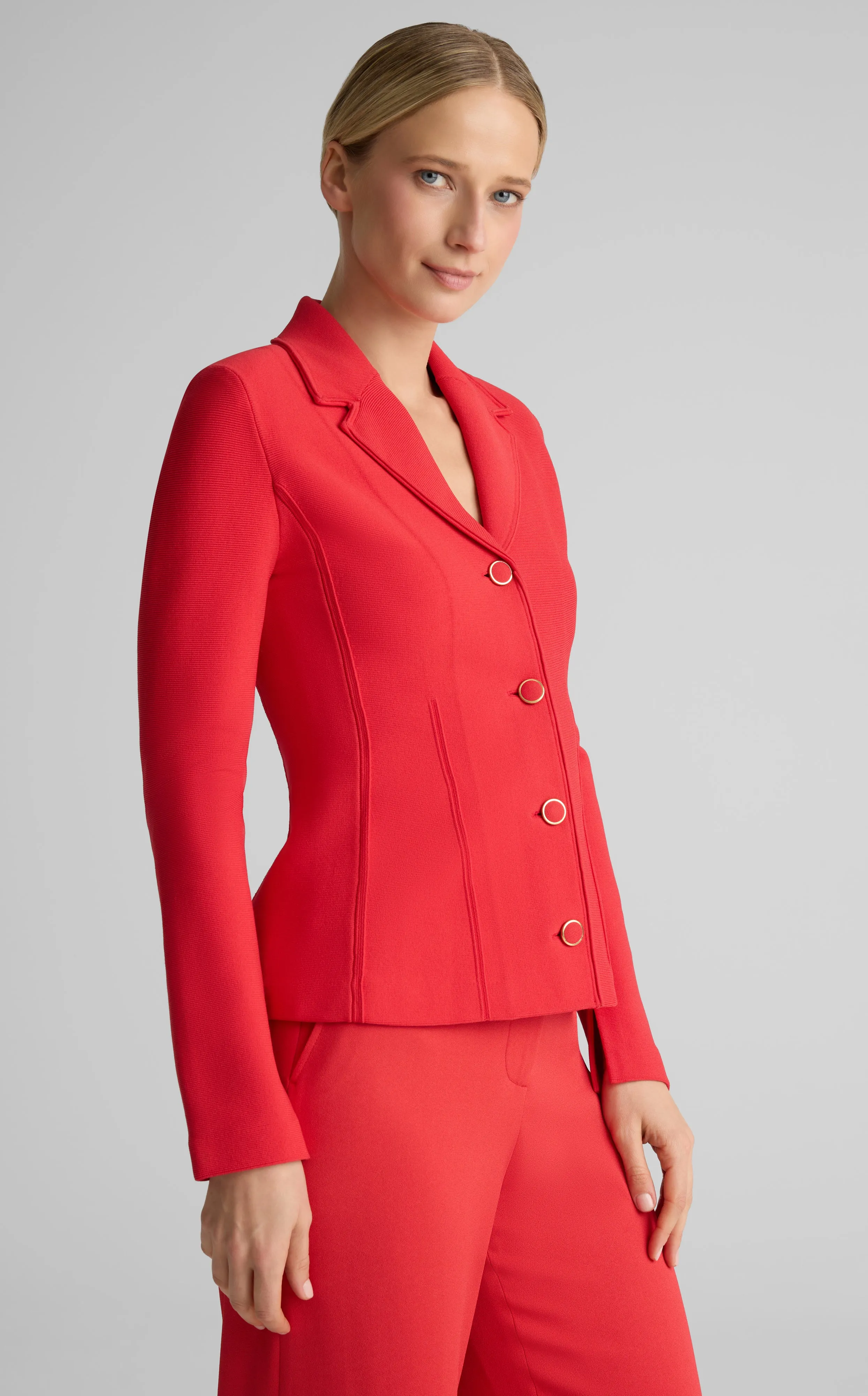 Adele Jacket in Valley Knit sold by St. John