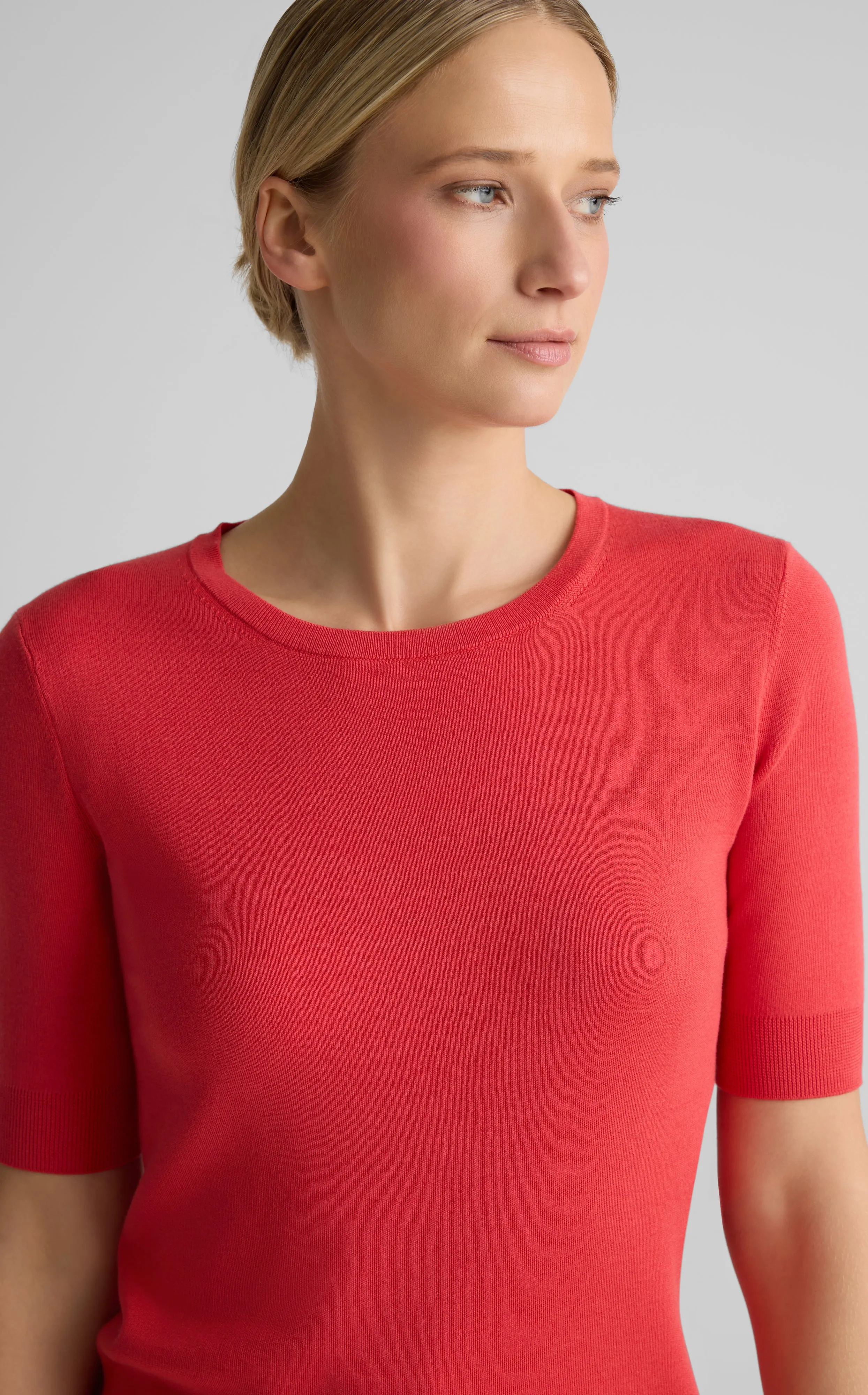 Marlie Sweater In Silk Cotton sold by St. John product image thumbnail 4